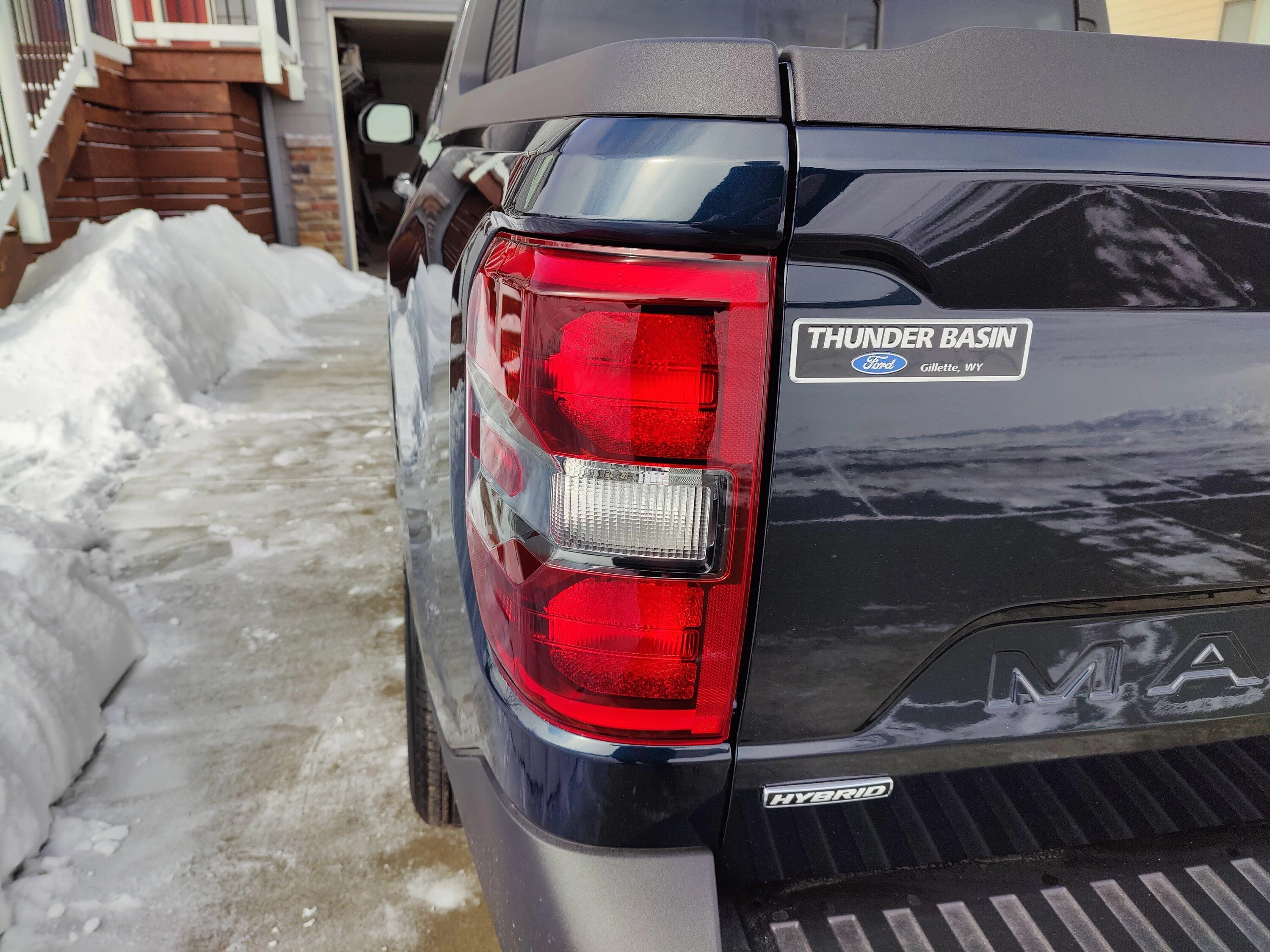Ford Maverick Those with the Black out Package - Happy? Taillight