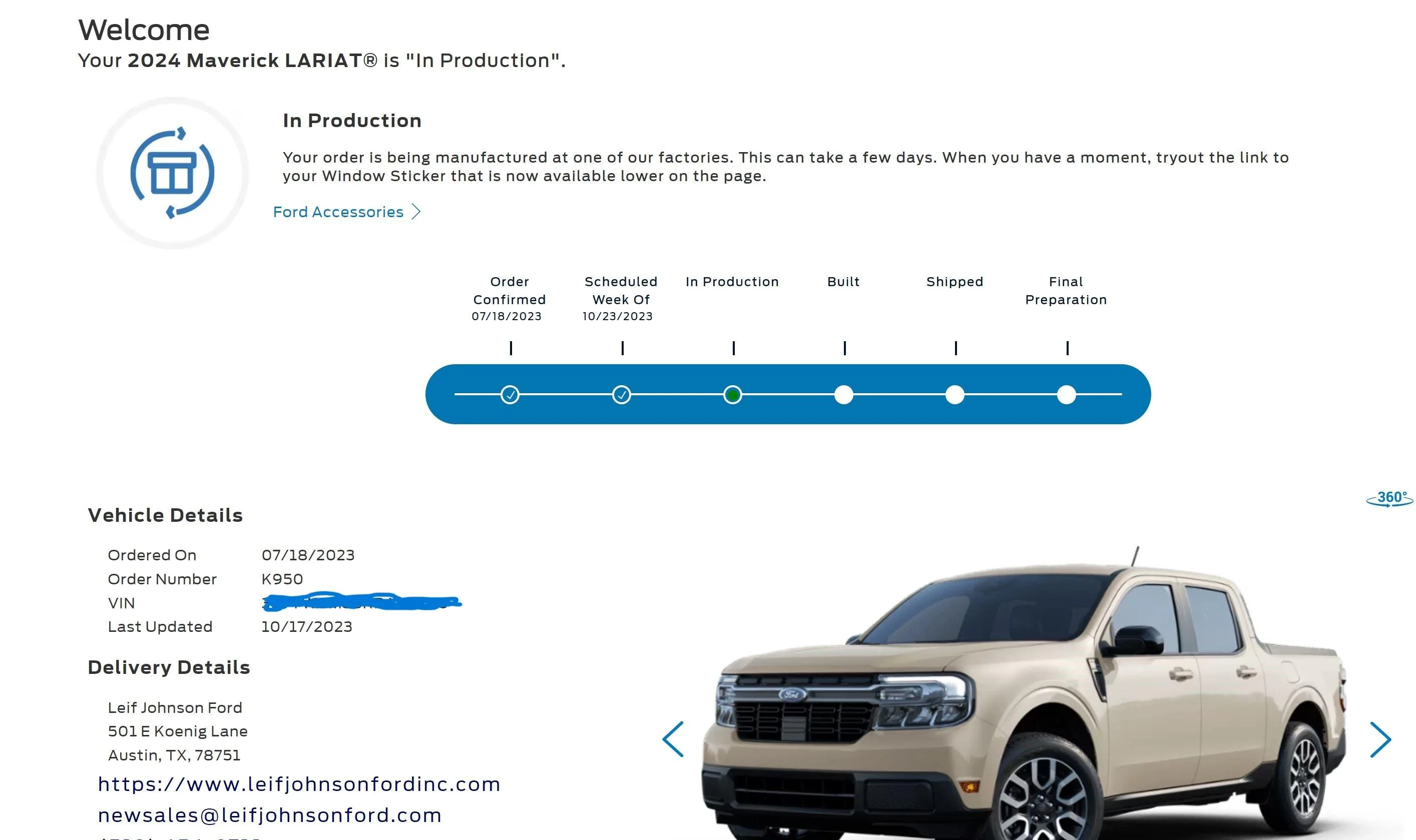 Ford Maverick Anyone got a 2024 Terrain scheduled? Ford Build1
