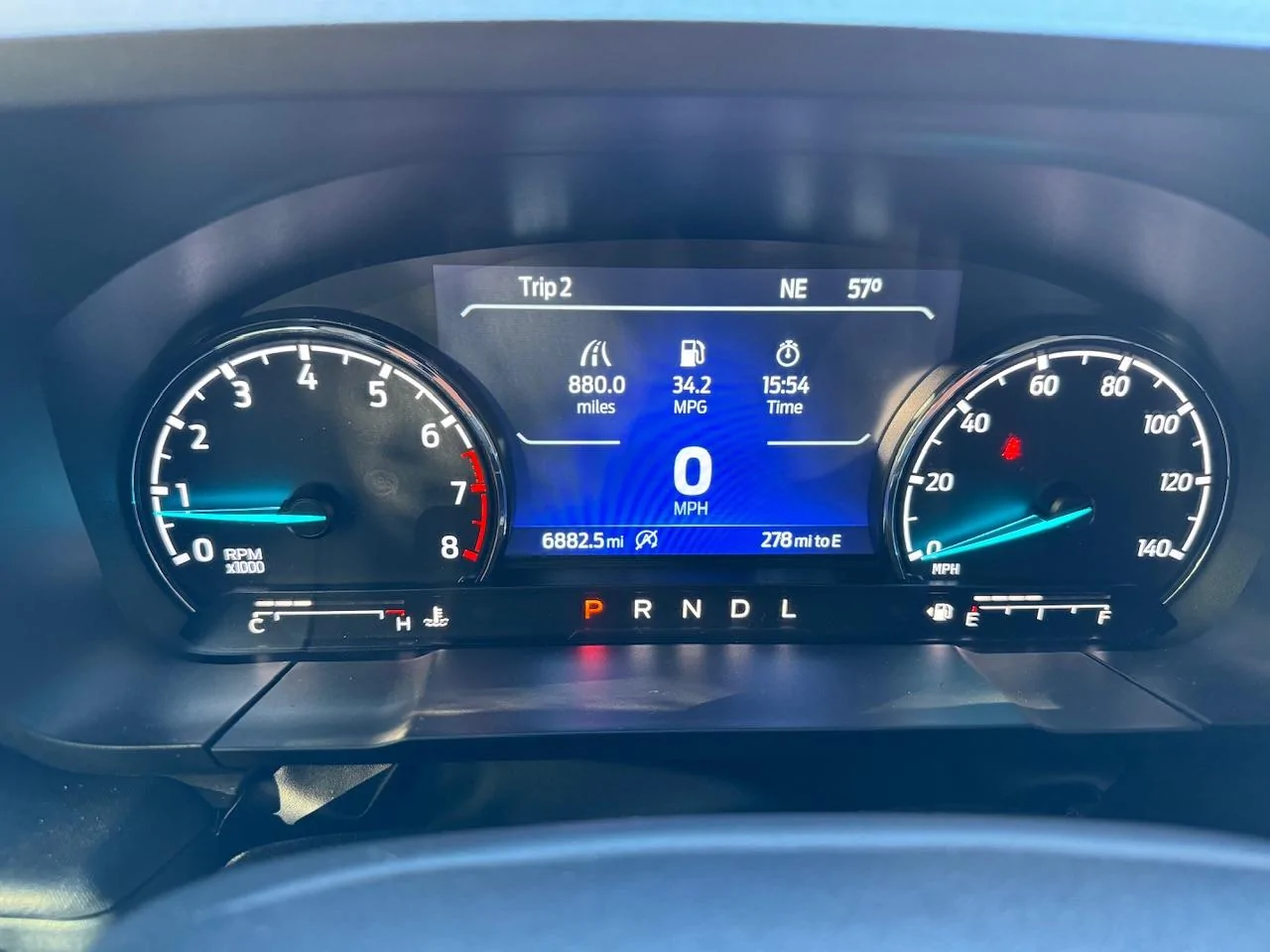 Ford Maverick Tremor mpg vs AWD EB mpg IMG_1820