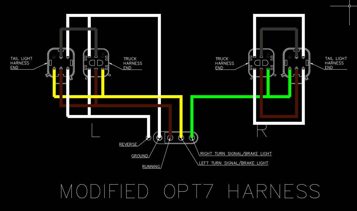 Ford Maverick Tailgate Led bar install using OPT7 lighting harness. Modified OPT7