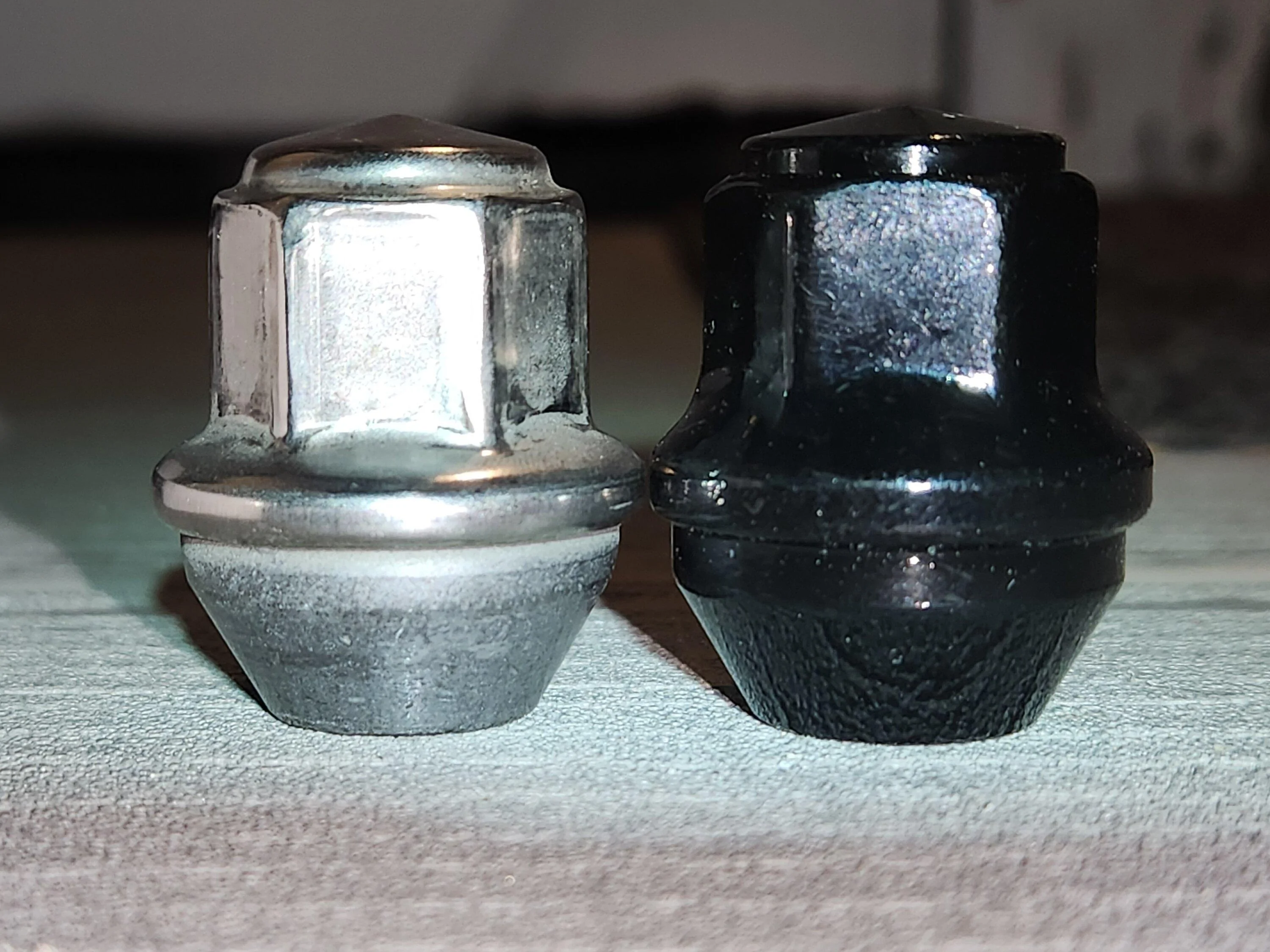Ford Maverick I am going nuts measuring m14 nuts to use on Bronco Sport Wheels 20231025_230202