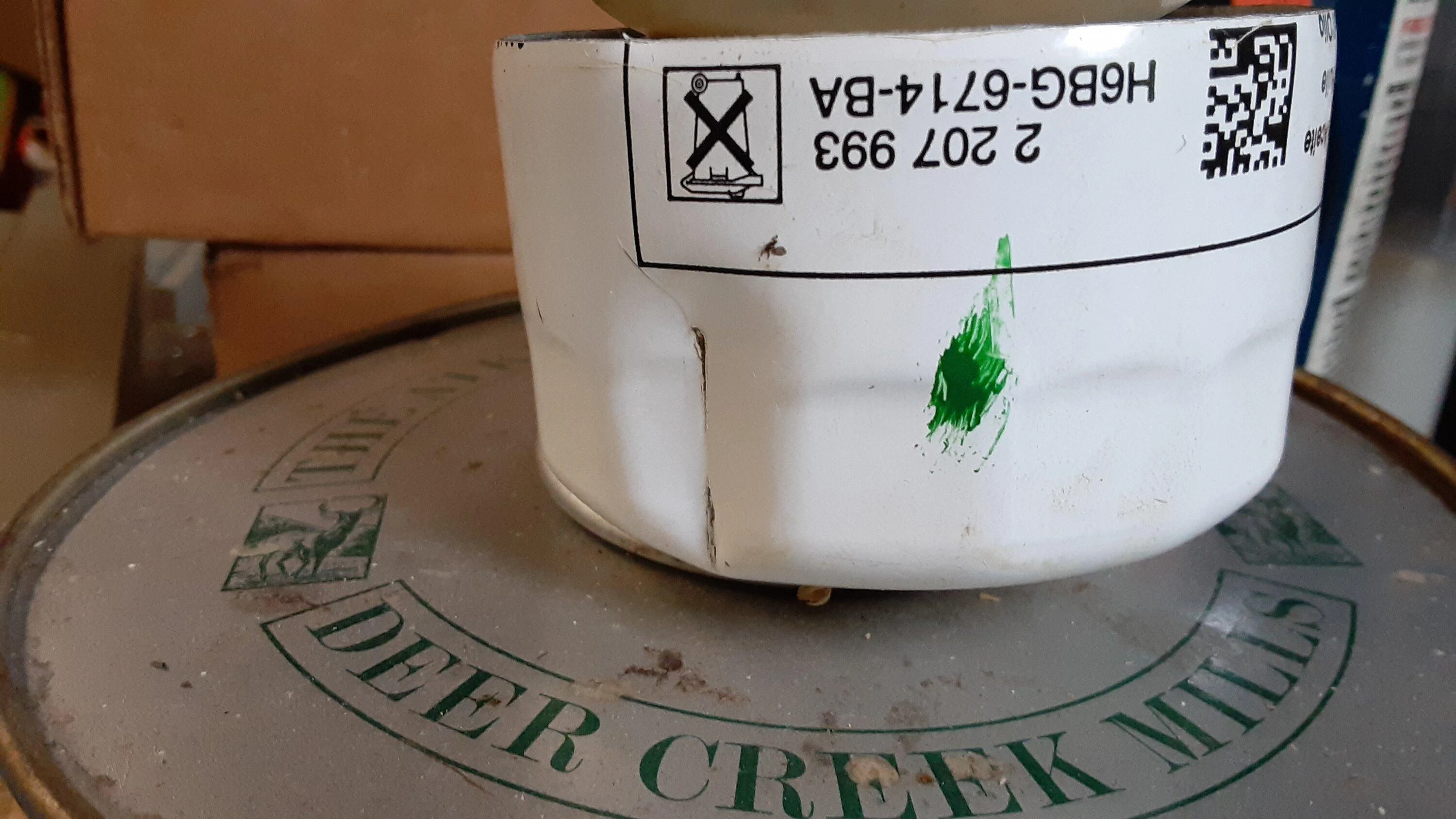 Ford Maverick Tiny Factory oil filter 20231026_170537