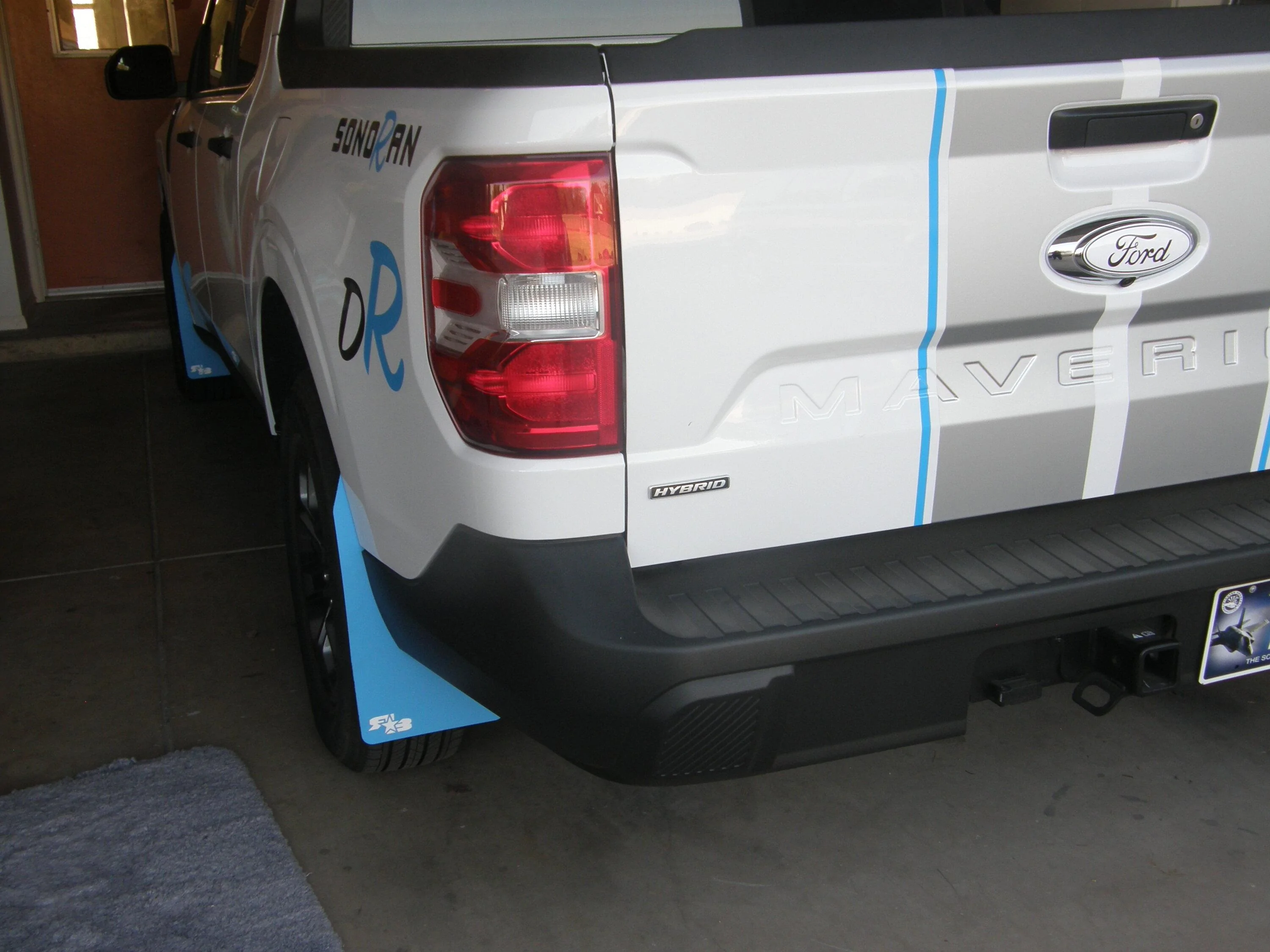 Ford Maverick Rokblokz mud flaps early impressions P1010029