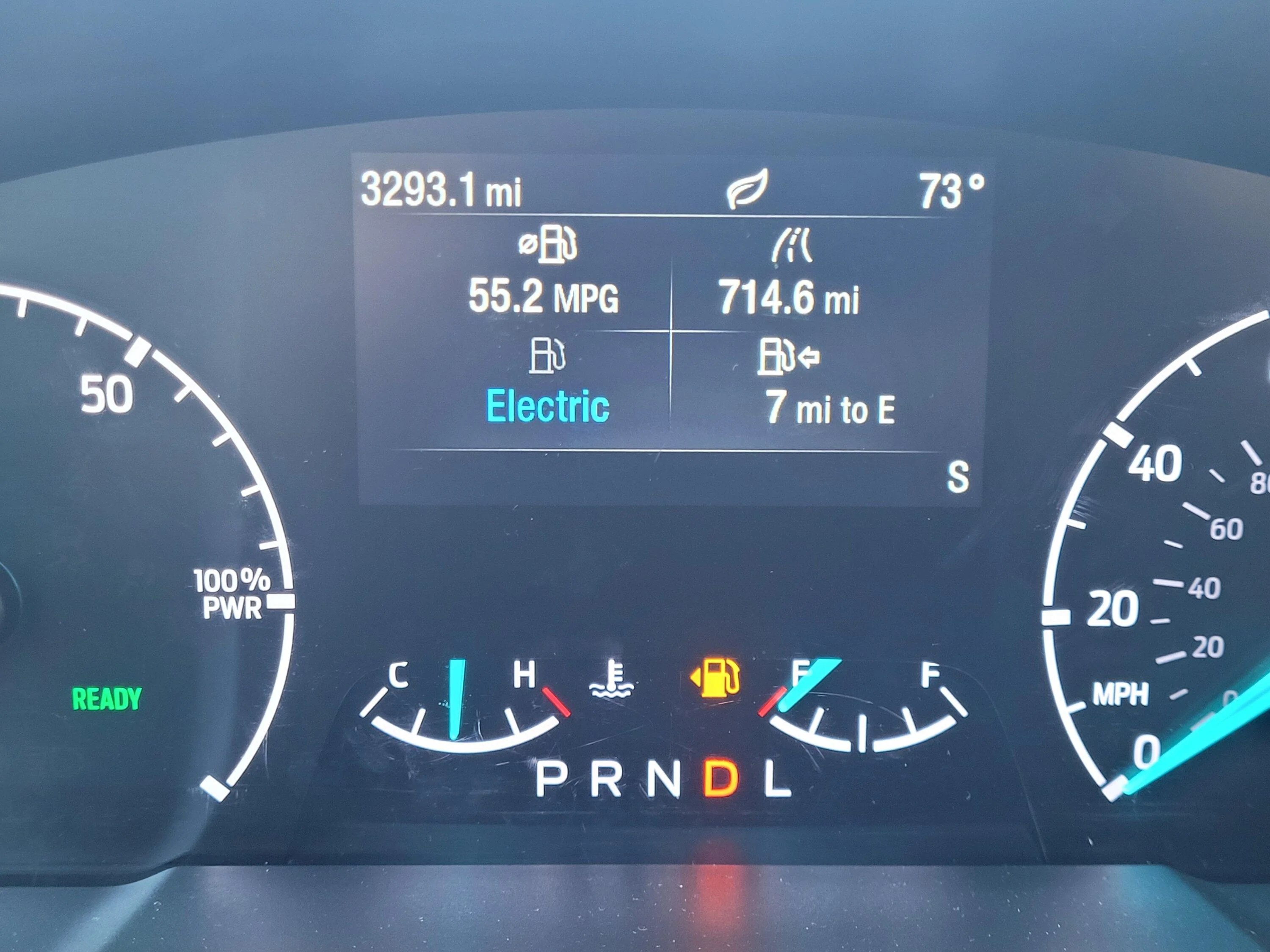 Ford Maverick Fuel economy 20231025_065854