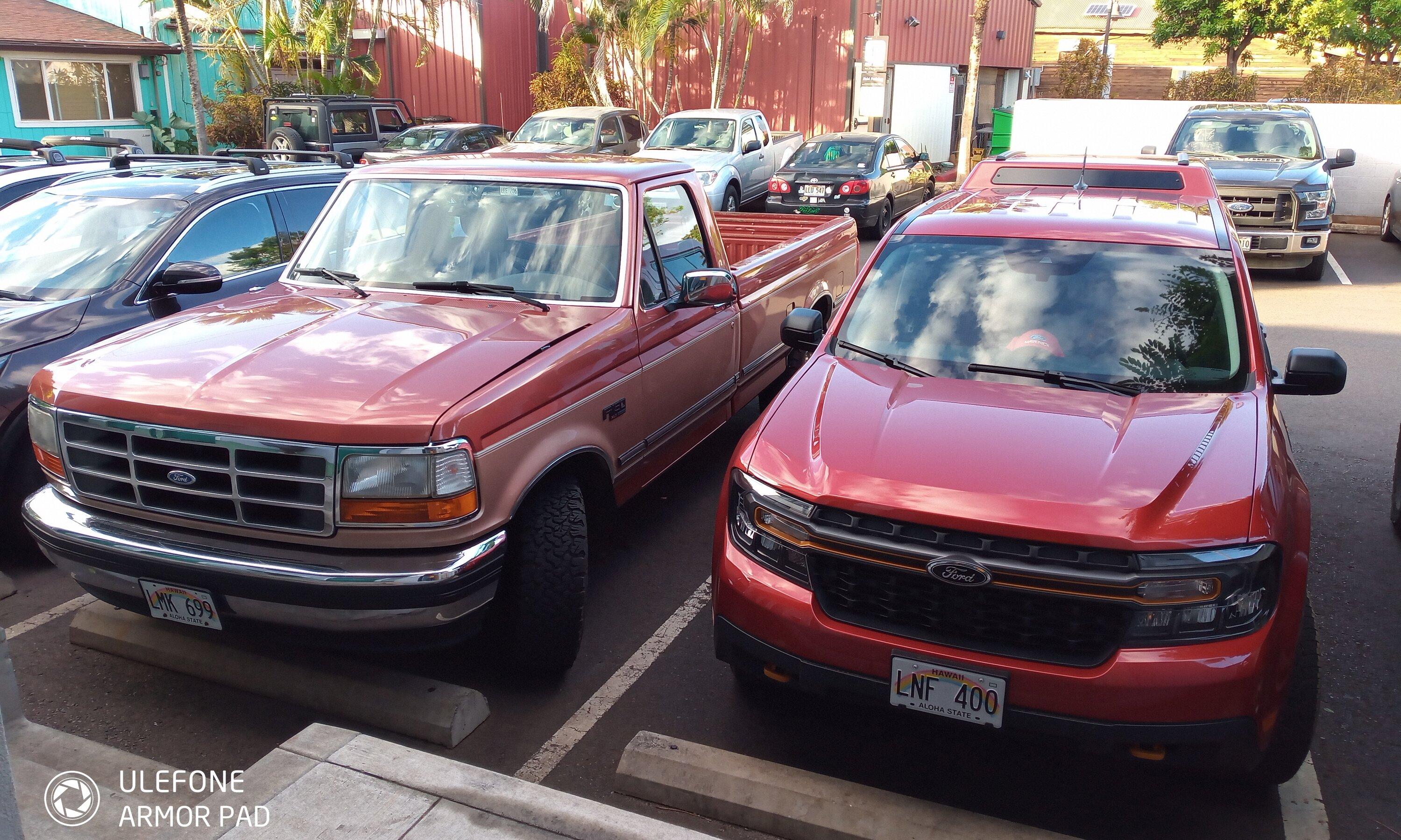 Ford Maverick Feature Comparison 1988 F-150 IMG_20230901_174404_799
