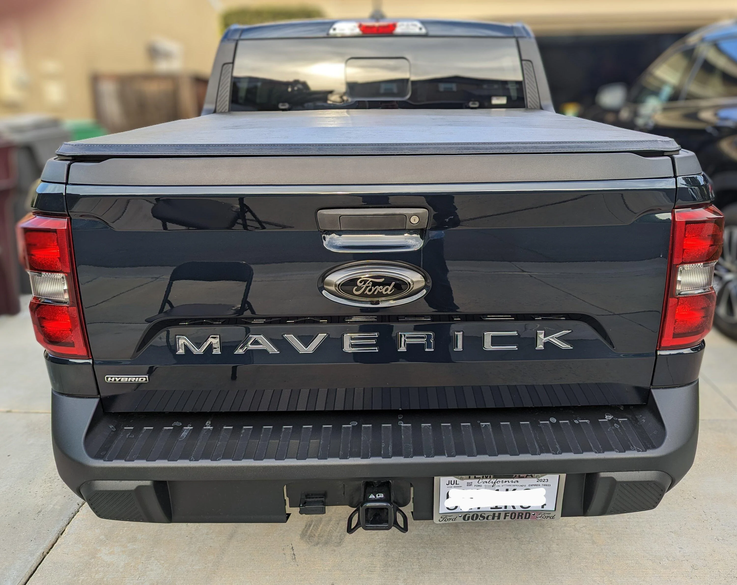 Ford Maverick Any pics of Alto Blue with black tailgate letters? PXL_20230407_144648773~2