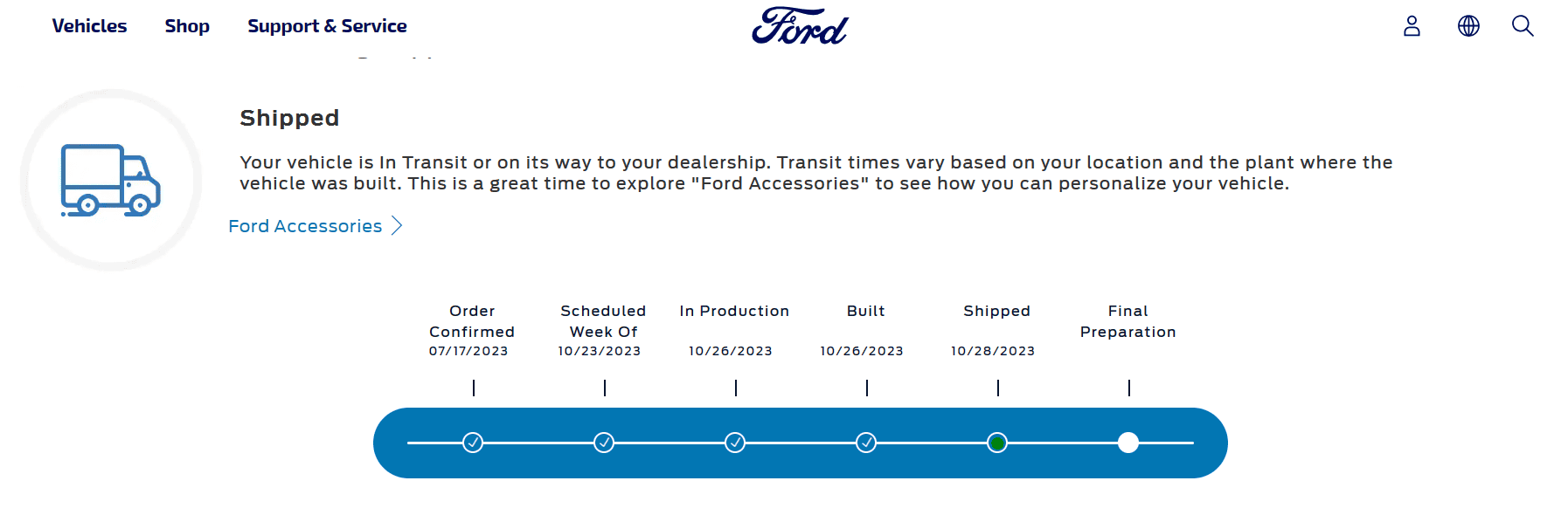 Ford Maverick Has your 2024 Maverick shipped and ETA 1698677634966