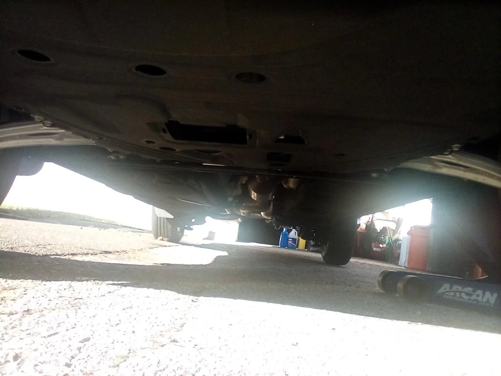 Ford Maverick Cut a hole under 2.0 engine shield for oil change accessibility? IMG_20231031_092119