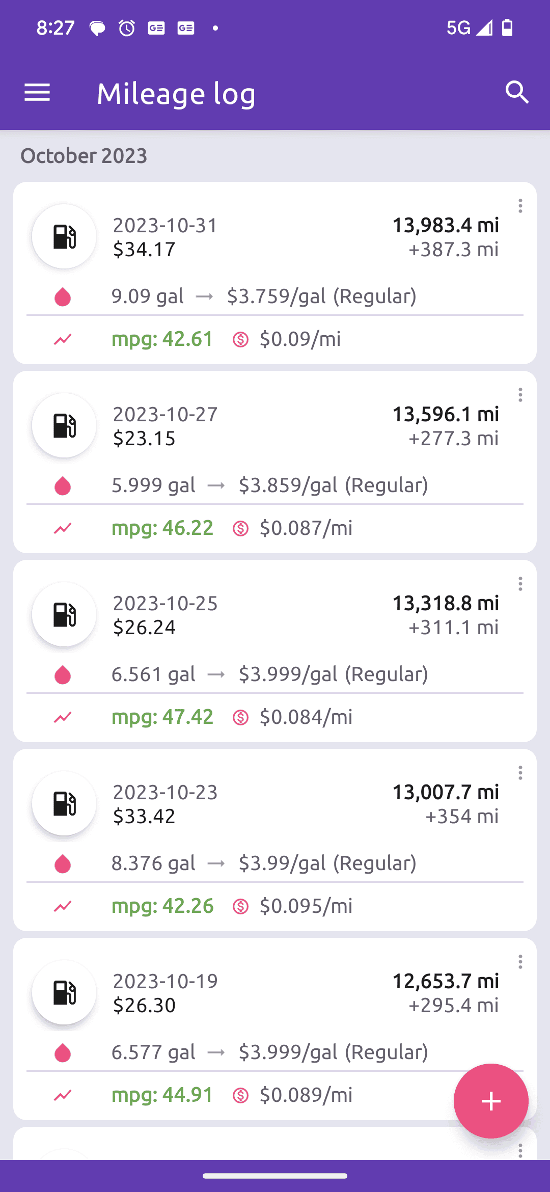 Ford Maverick Ecoboost 42 MPG! Screenshot_20231031-202719