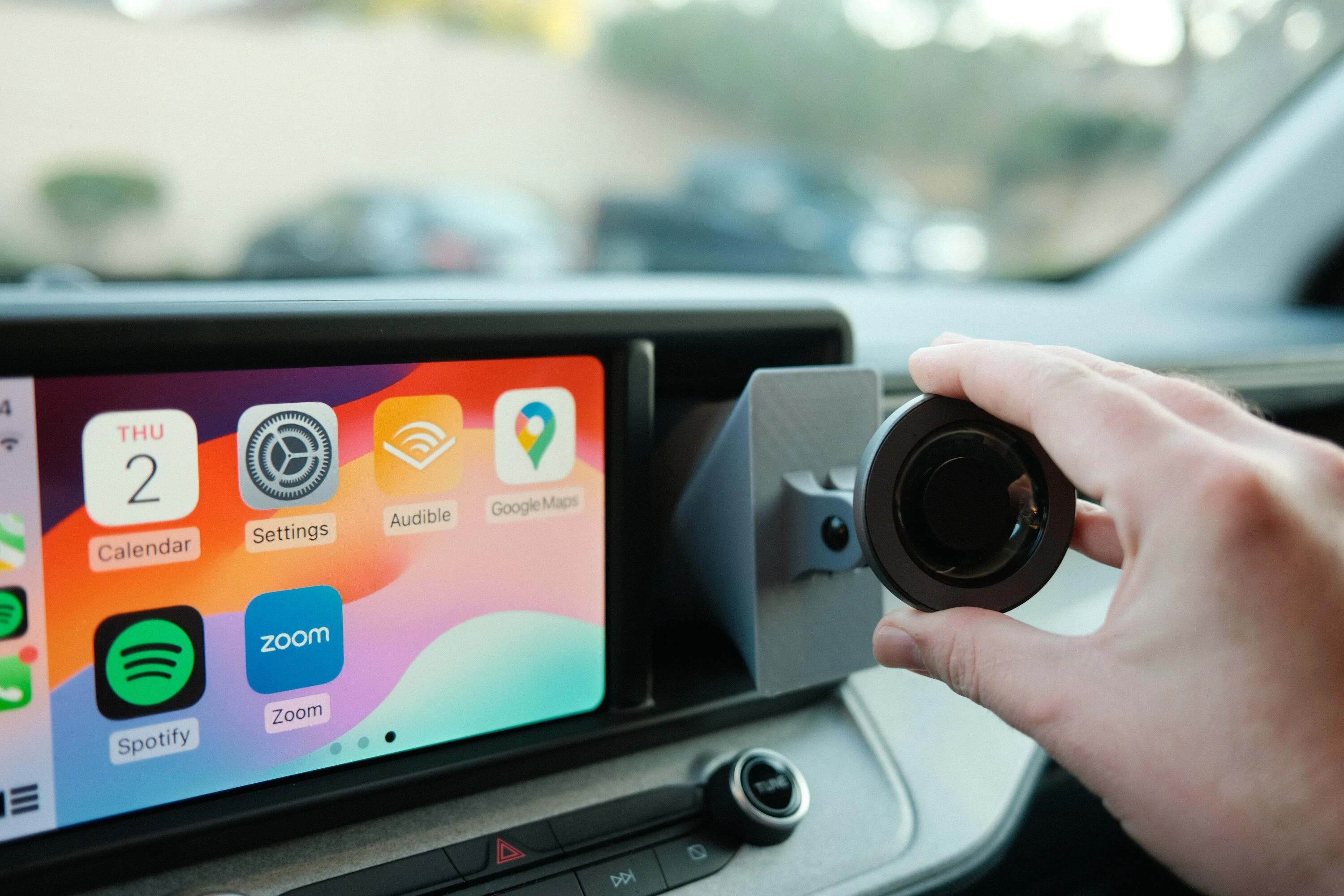 Ford Maverick Low Profile MagSafe Phone Mount for the Cubby DSCF5806
