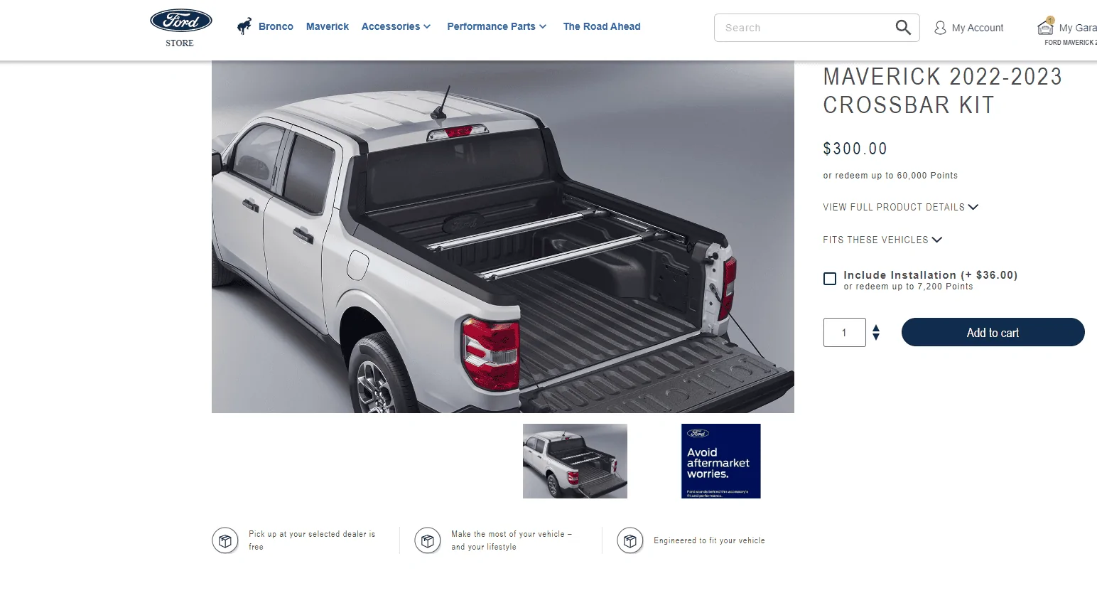 Ford Maverick Ford Bed Crossbars and more cross bars