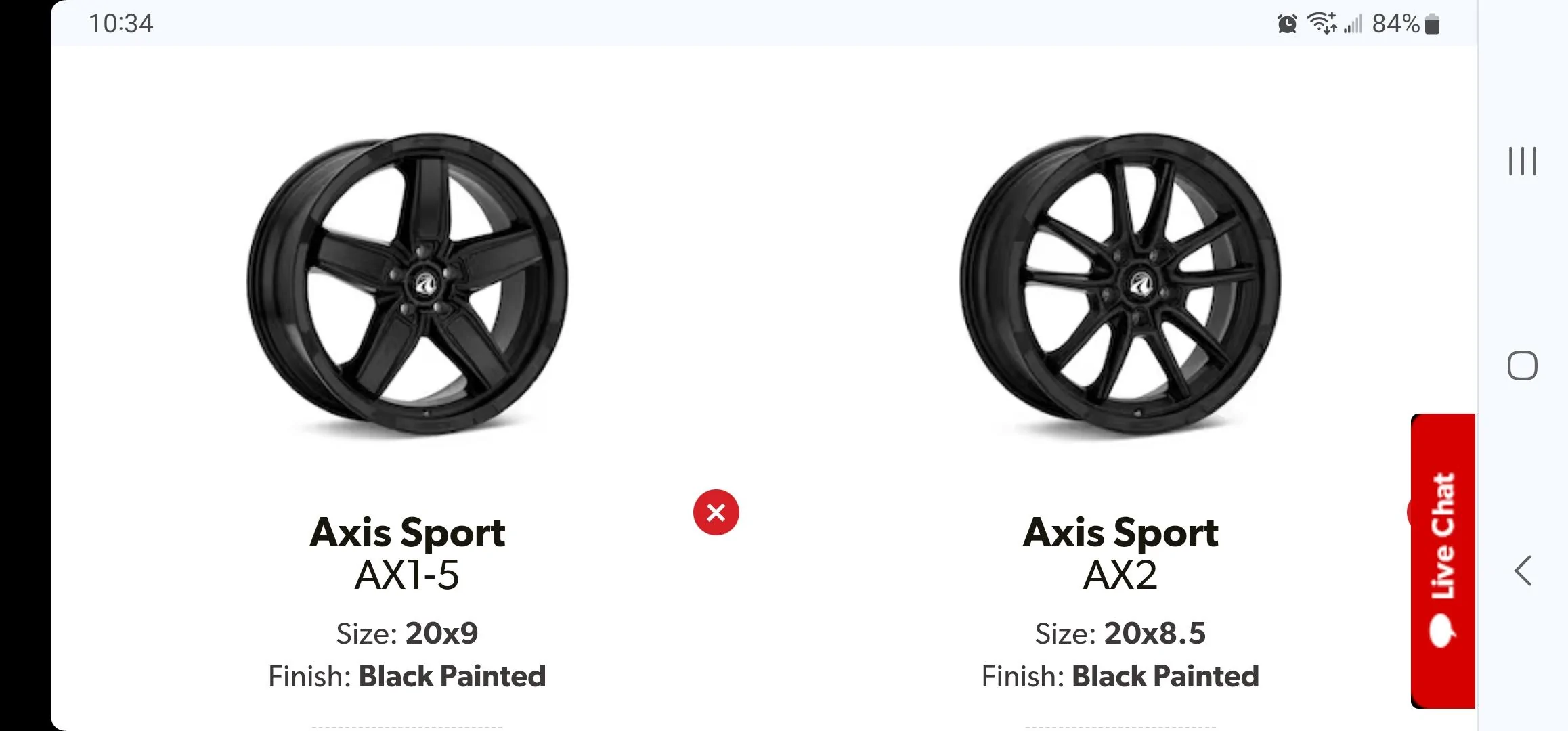 Ford Maverick 20" (Chrome spoked) wheels and tires upgrade Screenshot_20231104_103430_Chrom