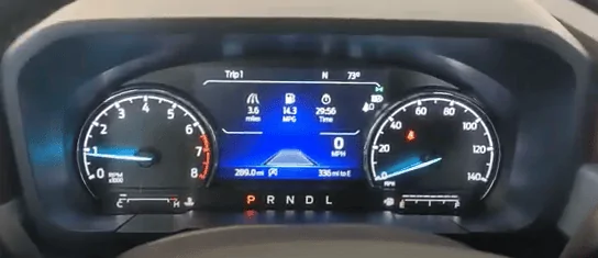 Ford Maverick Weird Issue with Digital Speedometer Location. Possible to move? 1634762742034