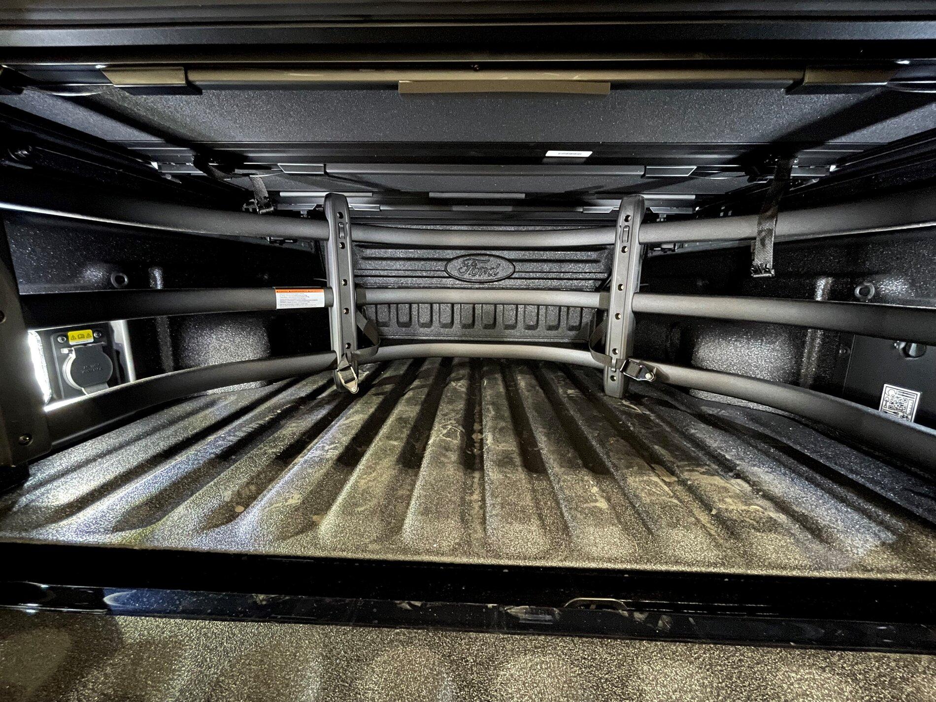 Ford Maverick BakFlip MX4 bed cover with Ford Bed Extender - Yes, they work together (pics + video) 5 closed inside view