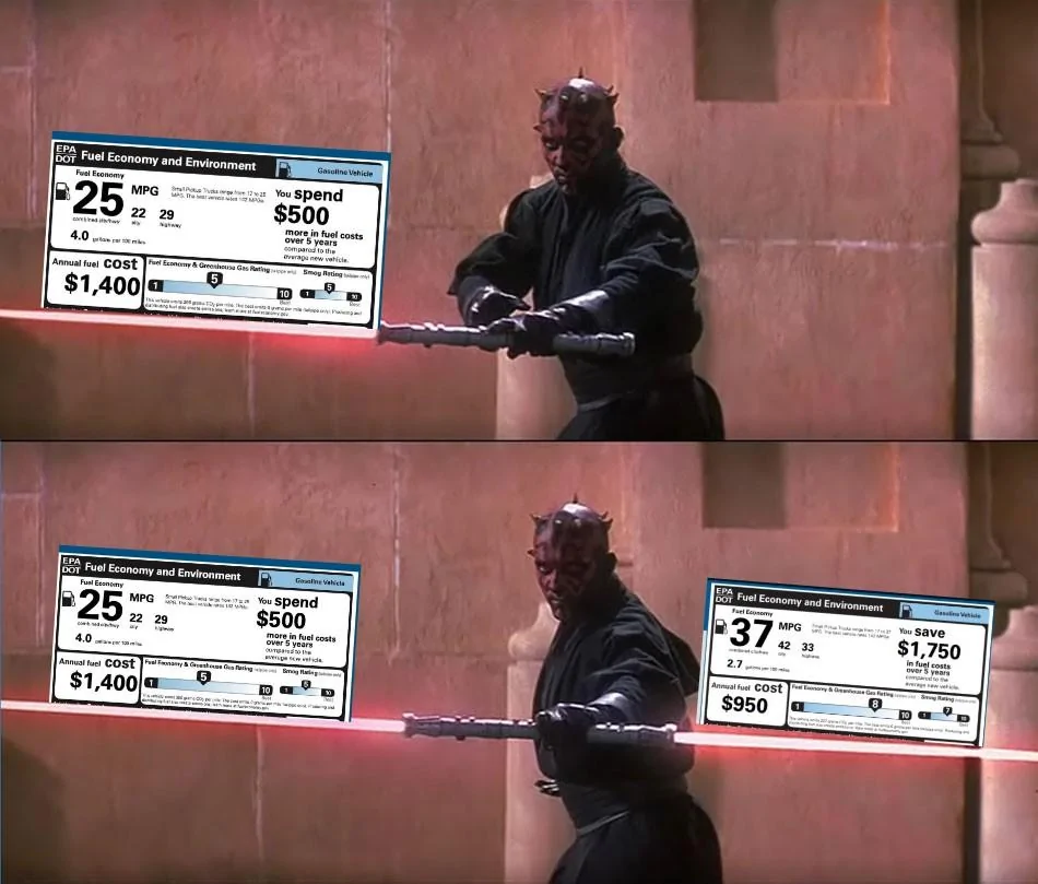 Ford Maverick Maverick Memes -  fun diversion while we wait [ ** NO POLITICS ** ] Double-sided Lightsaber 20102021182115