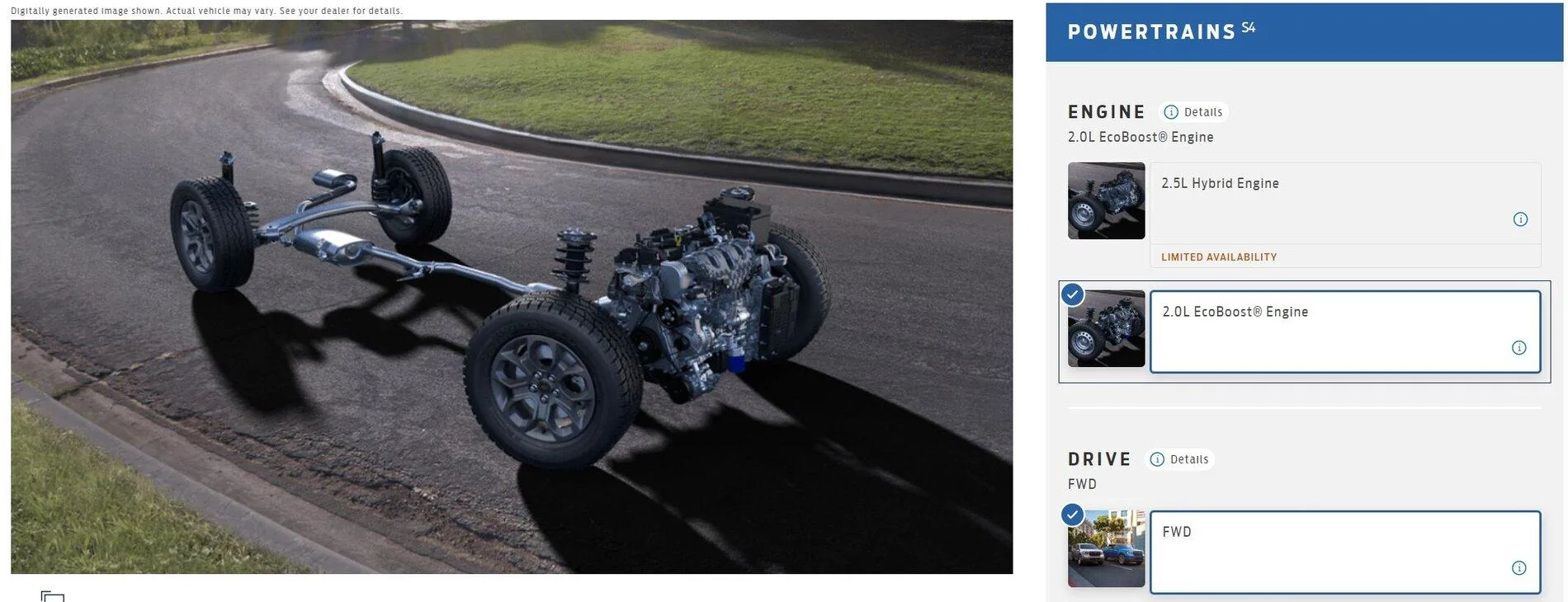 Ford Maverick Website now showing "Limited Availability" for all Maverick trims EcoBoost