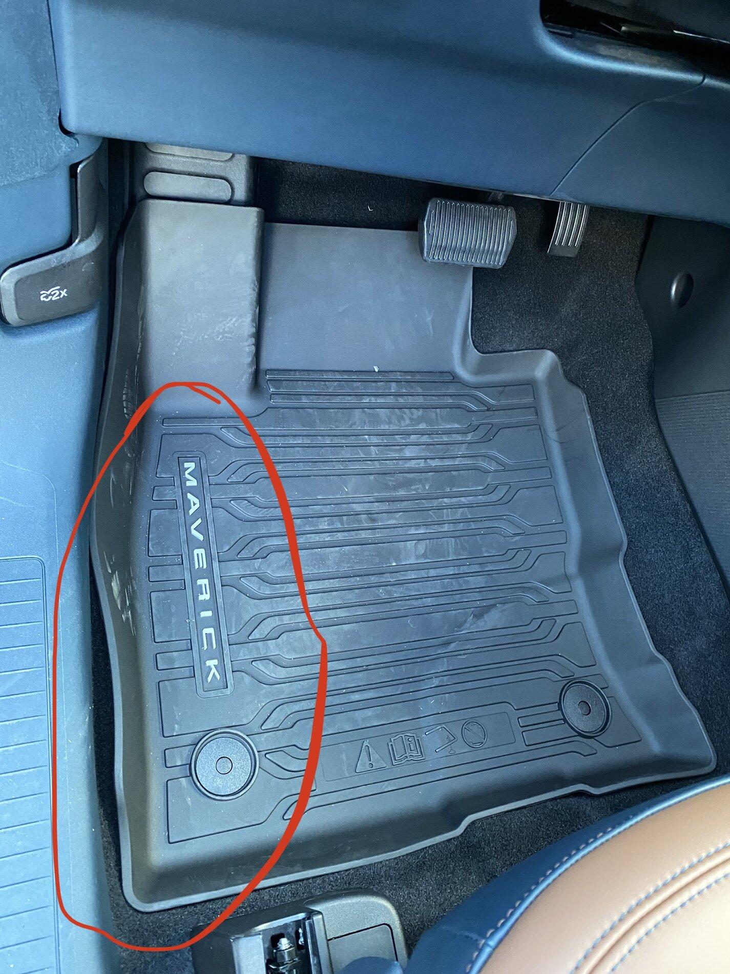 Ford Maverick Ford Accesory Maverick All Weather Mats / Liners installed F6EED23A-F1DF-47ED-B99D-644312D10880