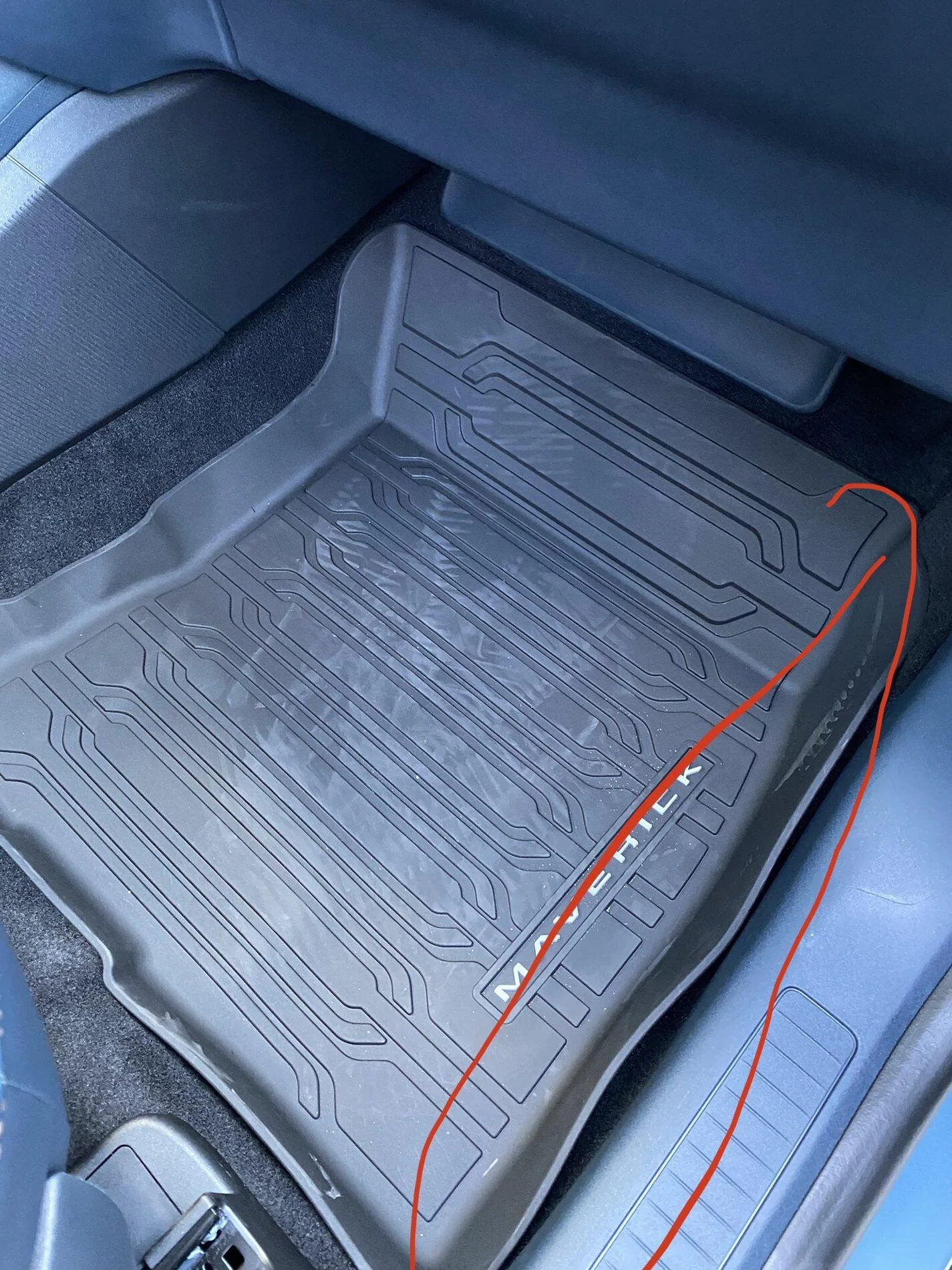 Ford Maverick Ford Accesory Maverick All Weather Mats / Liners installed 0490BFC5-FA54-4736-9A29-D2FEDA9764A7