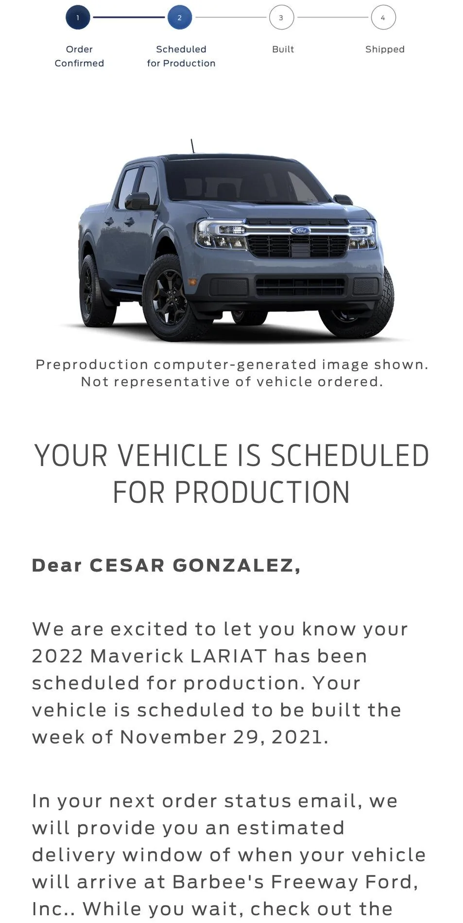 Ford Maverick 📣10/21 Scheduling Email Received Group [Emails Arriving!] 3F2FAEC2-EF58-48BA-AA43-1867A23DDBE4