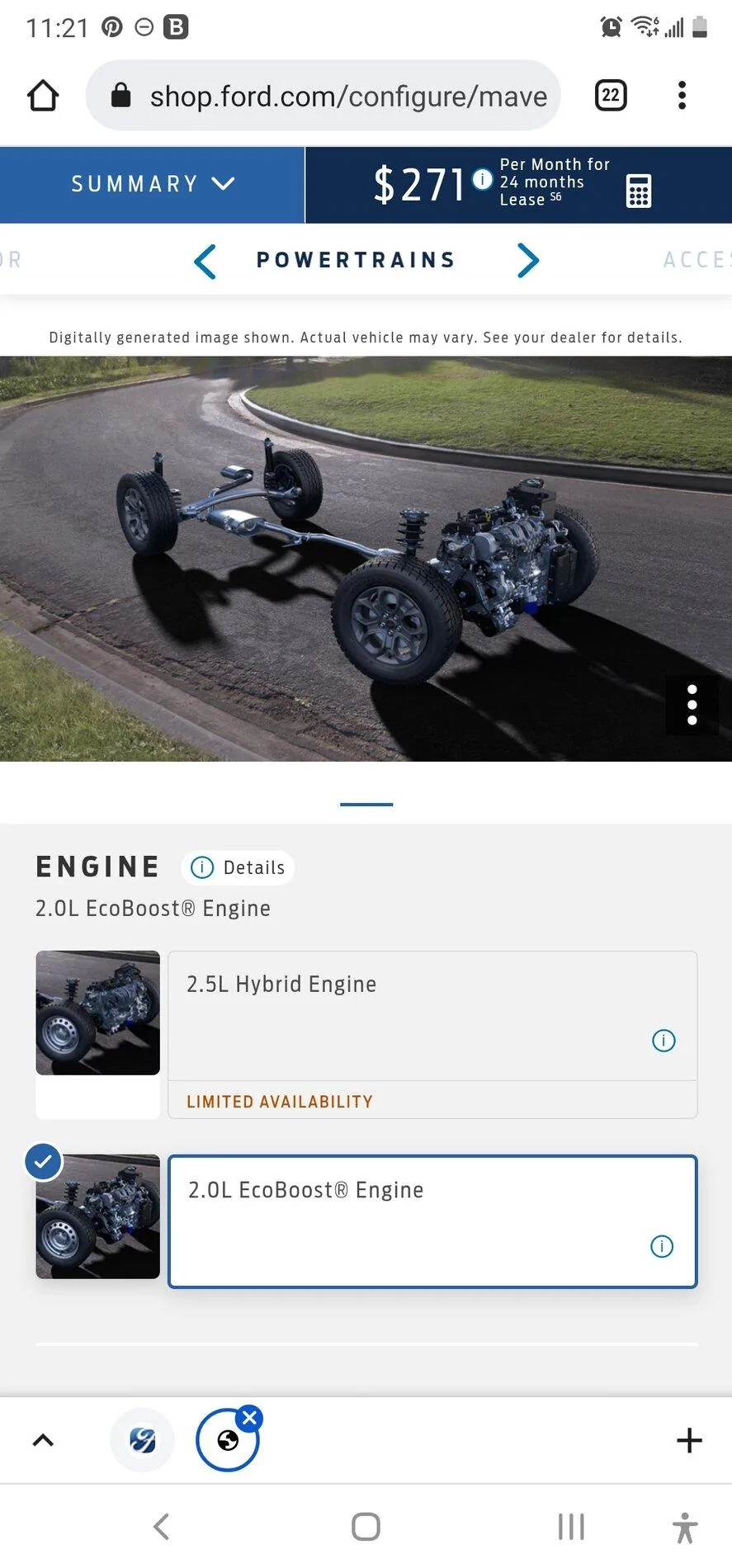 Ford Maverick Website now showing "Limited Availability" for all Maverick trims Screenshot_20211021-232124_Chrom