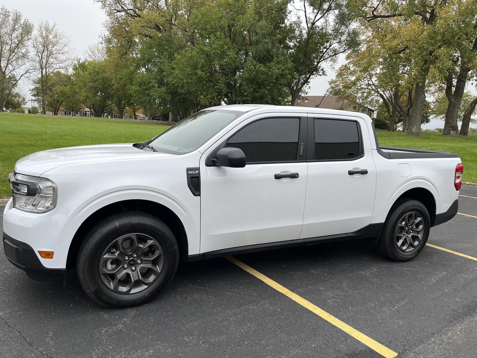 Ford Maverick OXFORD WHITE Maverick Photos Thread Oxford White Maverick 5% limo tint