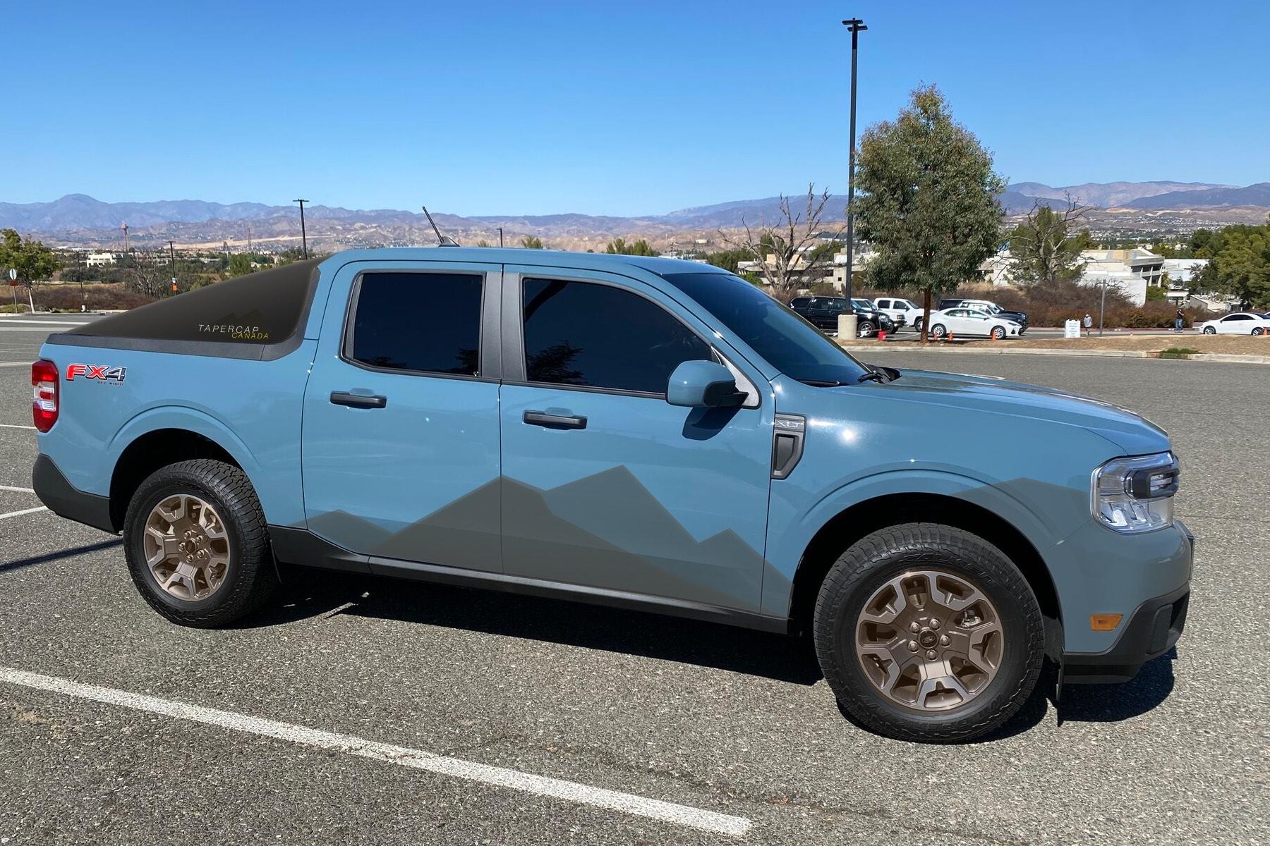 Ford Maverick Taper/ Aero Bed Topper Concept (photoshopped) Maverick_TaperCap1