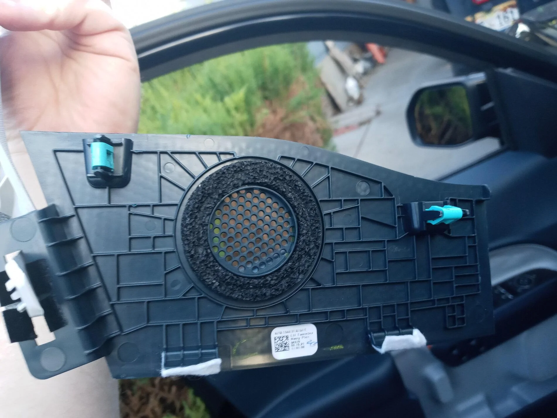 Ford Maverick Speaker removal and sizing 20211022_172535