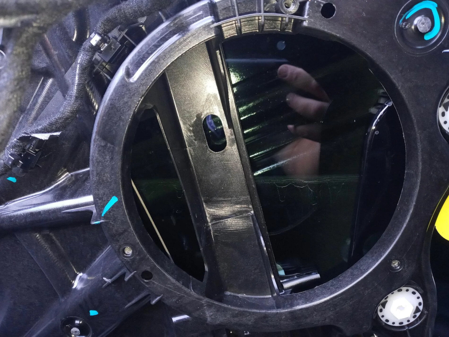 Ford Maverick Speaker removal and sizing 20211022_170844