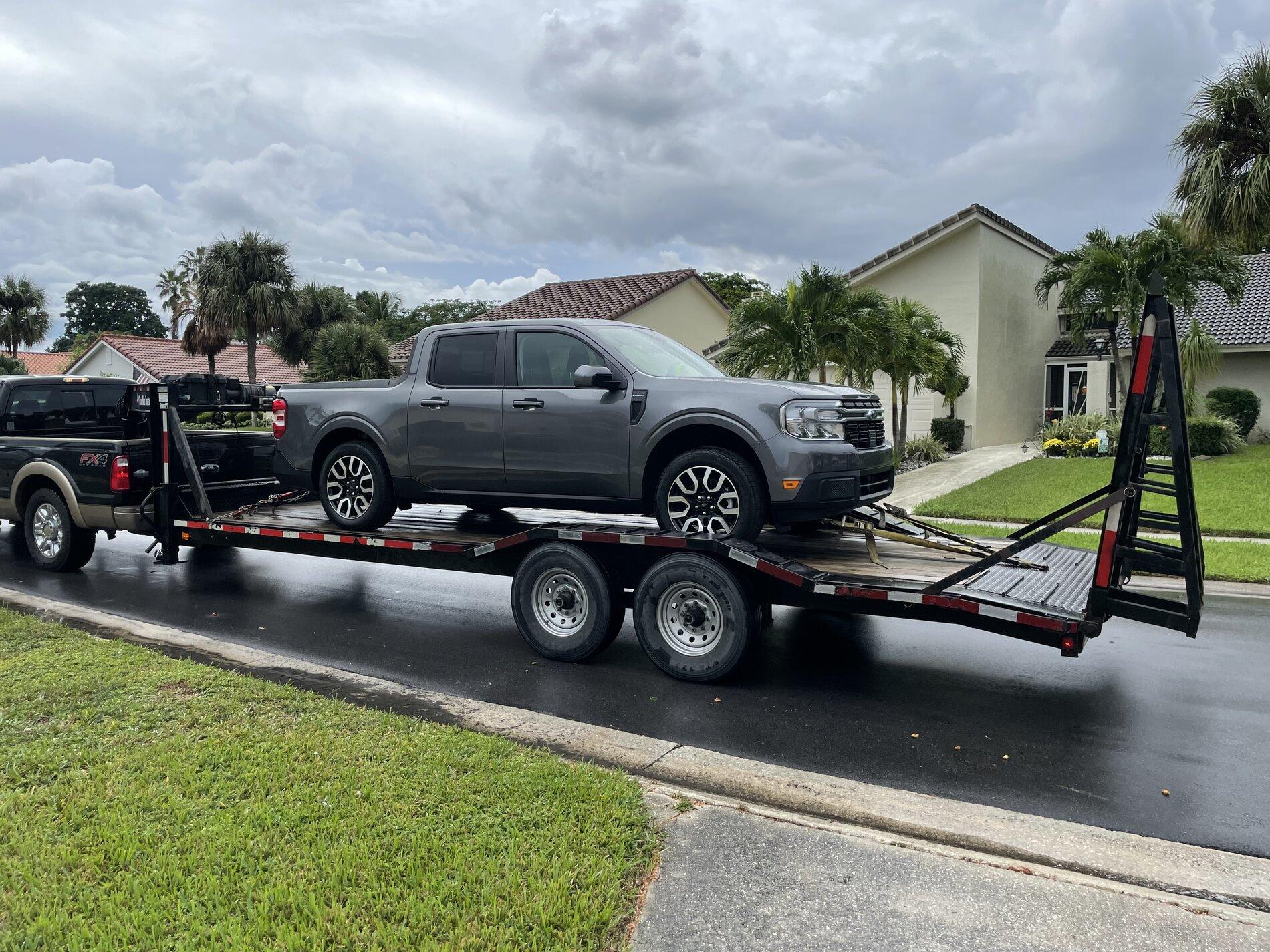 Ford Maverick First couple miles in the books B93F634B-757A-4C14-8019-5177A41B1F1E