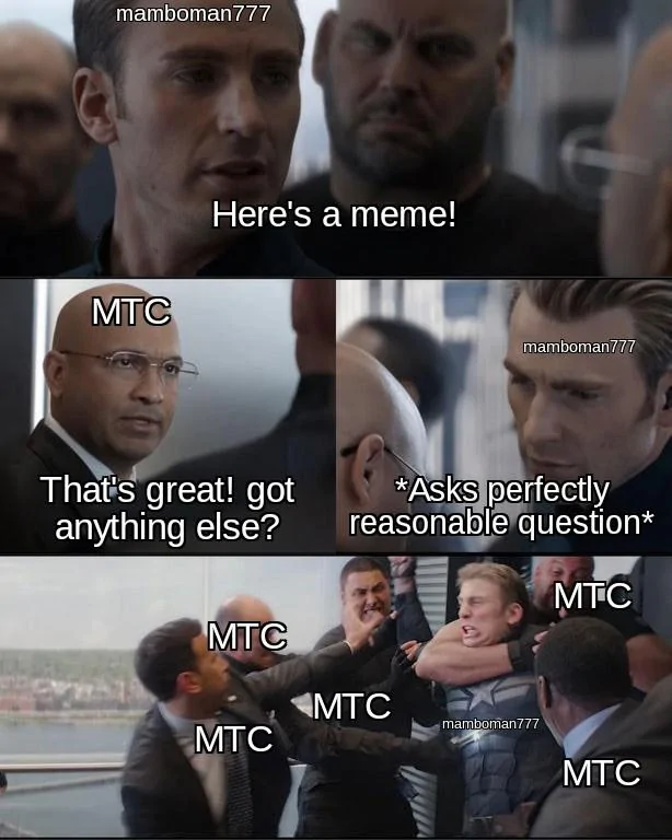Ford Maverick Maverick Memes -  fun diversion while we wait [ ** NO POLITICS ** ] Captain America Elevator Fight Dad Joke 23102021060226