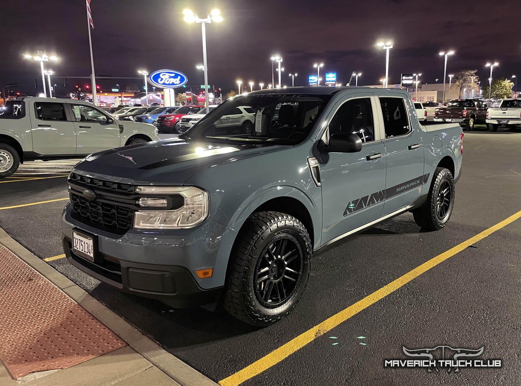 2022 Ford Maverick XL Falken Wildpeak AT 265:60R18 + 18%22 Black Rhino Arches Wheels 3.jpg