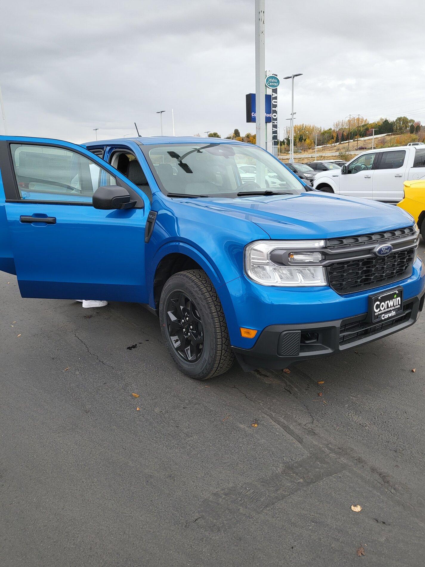 Ford Maverick VELOCITY BLUE Maverick Photos Thread 20211023_144540