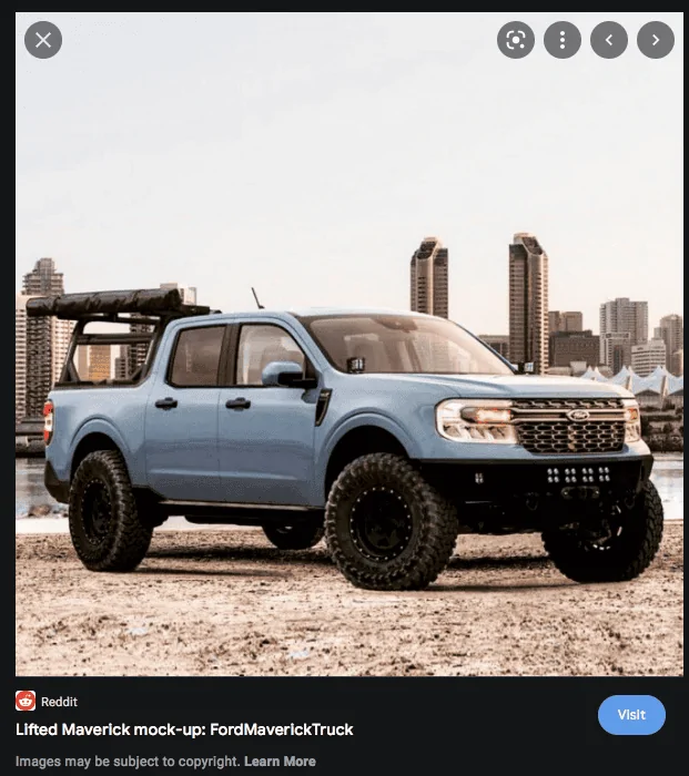 Ford Maverick 2.5L Hybrid Mods Screen Shot 2021-10-23 at 1.30.26 PM