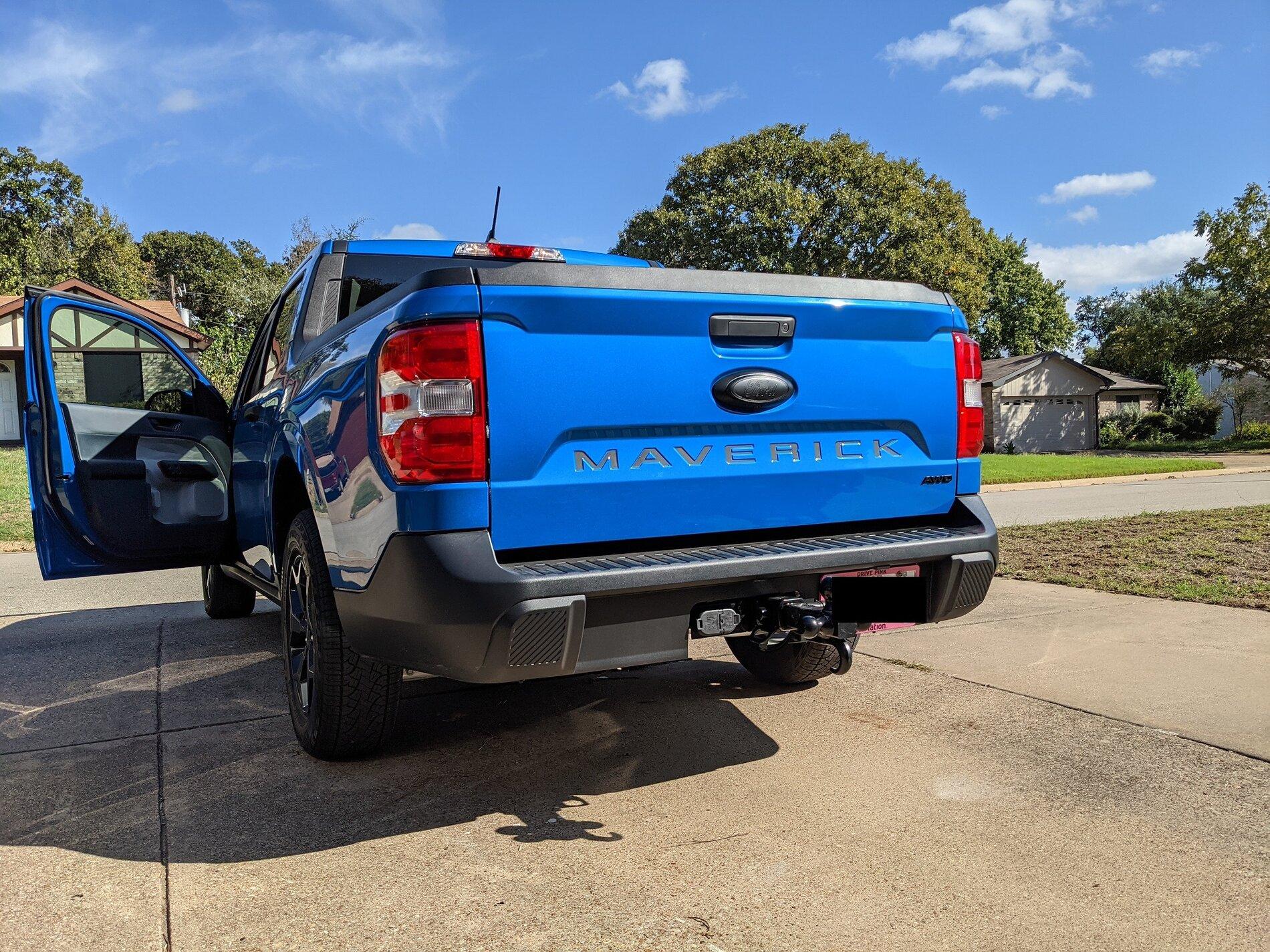 Ford Maverick FX4-No-More (Debadged Velocity Blue Maverick FX4) PXL_20211024_201830947