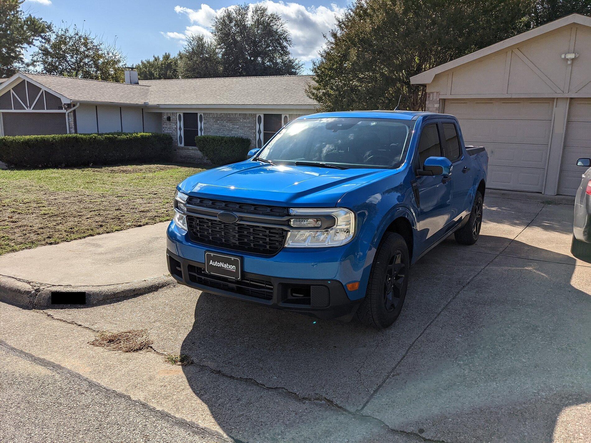 Ford Maverick FX4-No-More (Debadged Velocity Blue Maverick FX4) PXL_20211024_202001960
