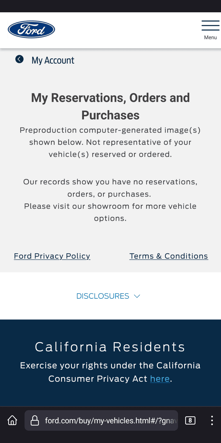 Ford Maverick When did your order show on ford.com? Screenshot_20211025-060735