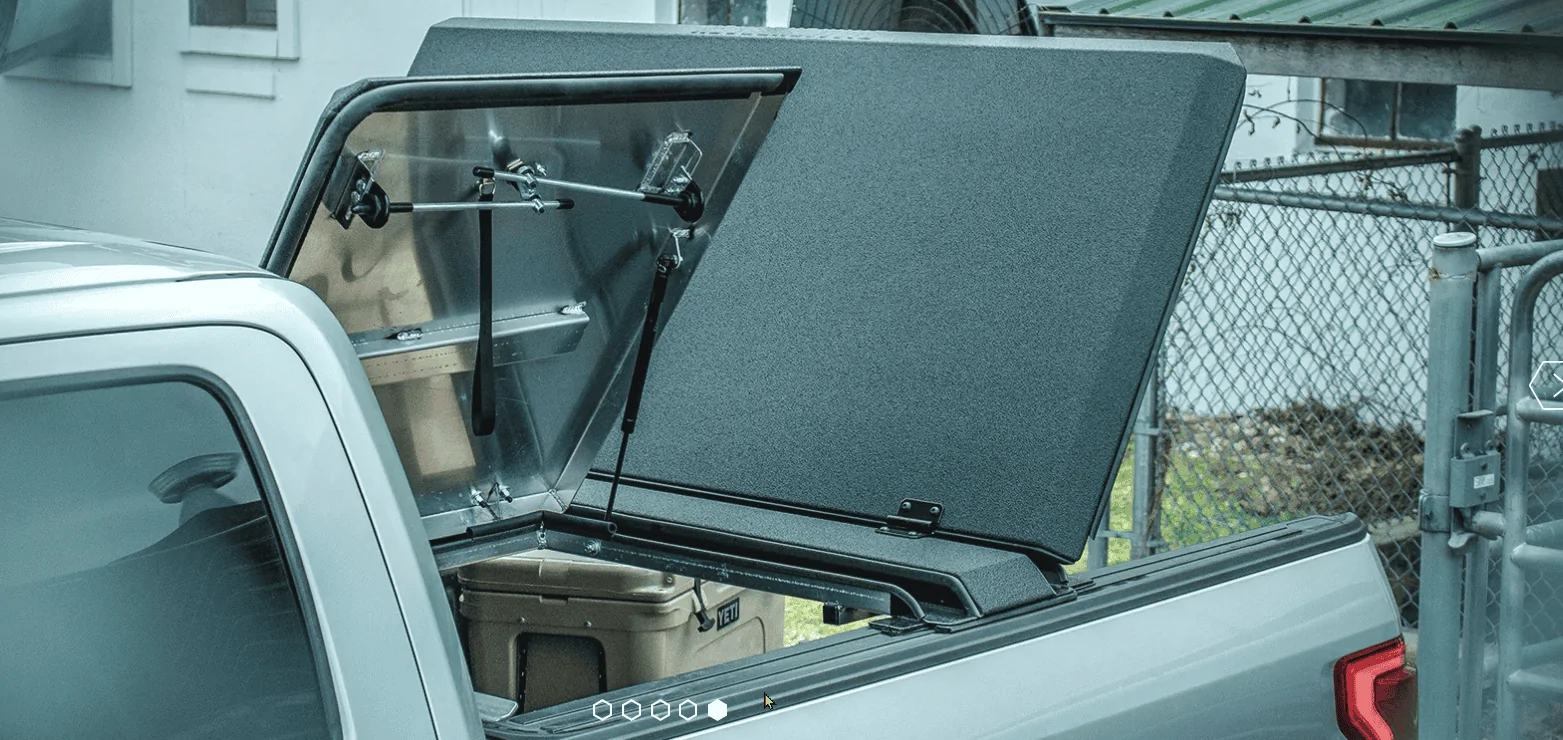 Ford Maverick Tonneau Cover with front and rear access Diamond back cover