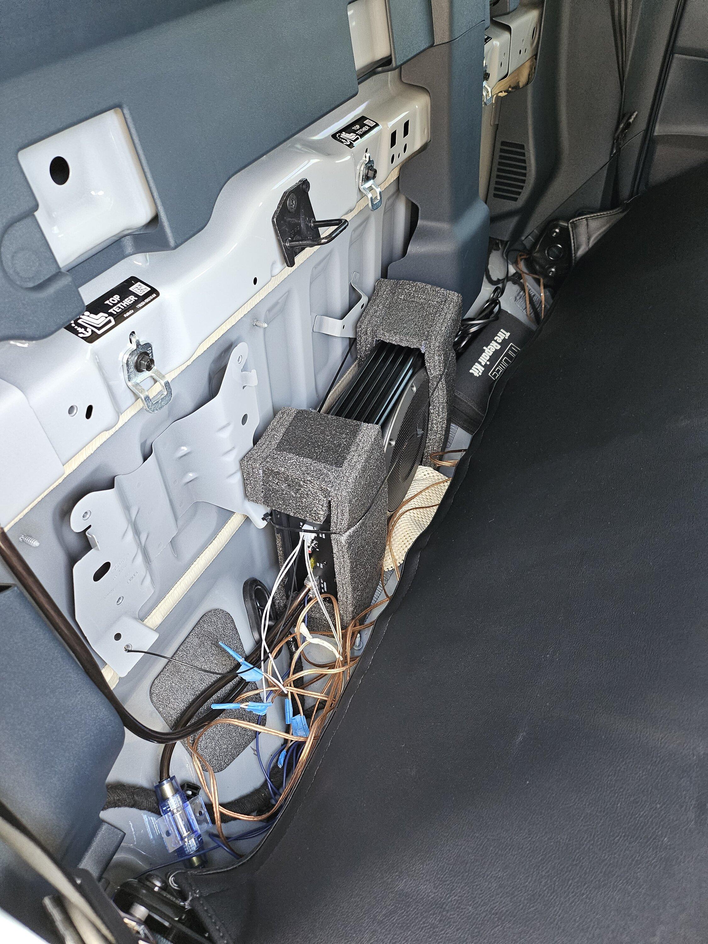 Ford Maverick Poor man's sub solution 20231106_114150