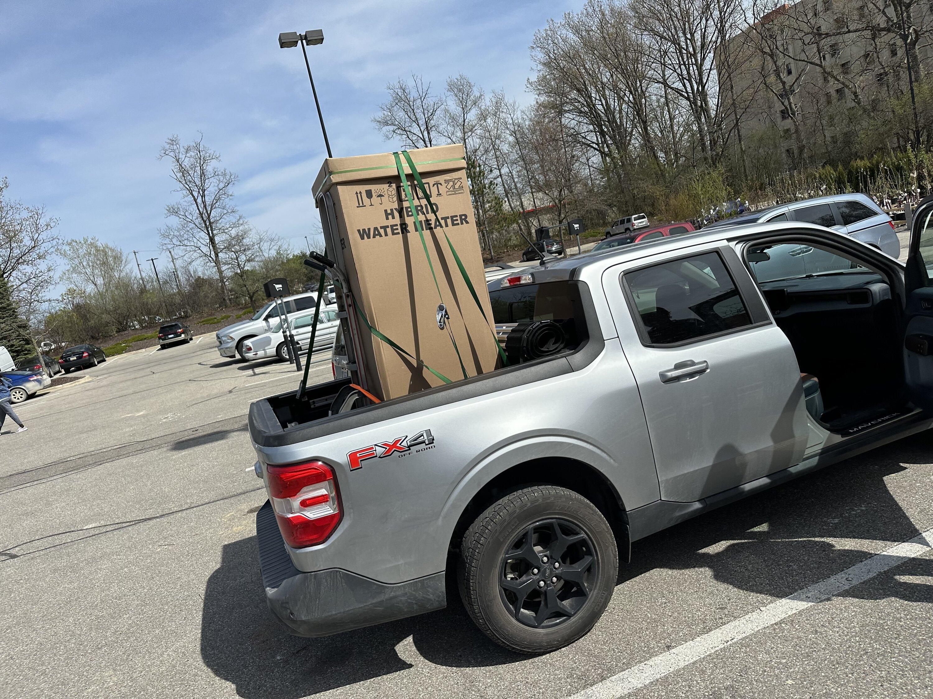Ford Maverick Truck being used as a truck IMG_2778