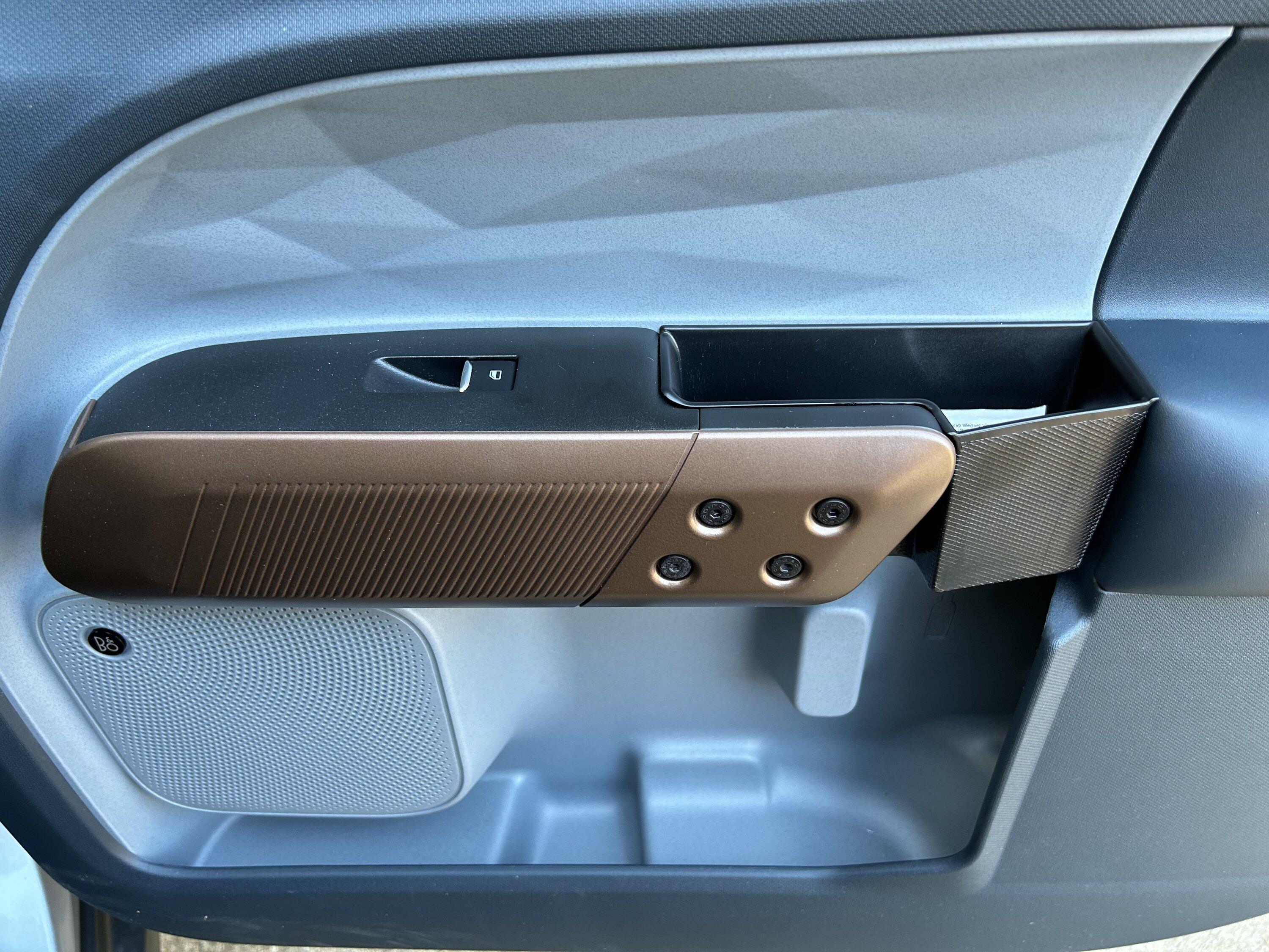 Ford Maverick Door storage area IMG_6039