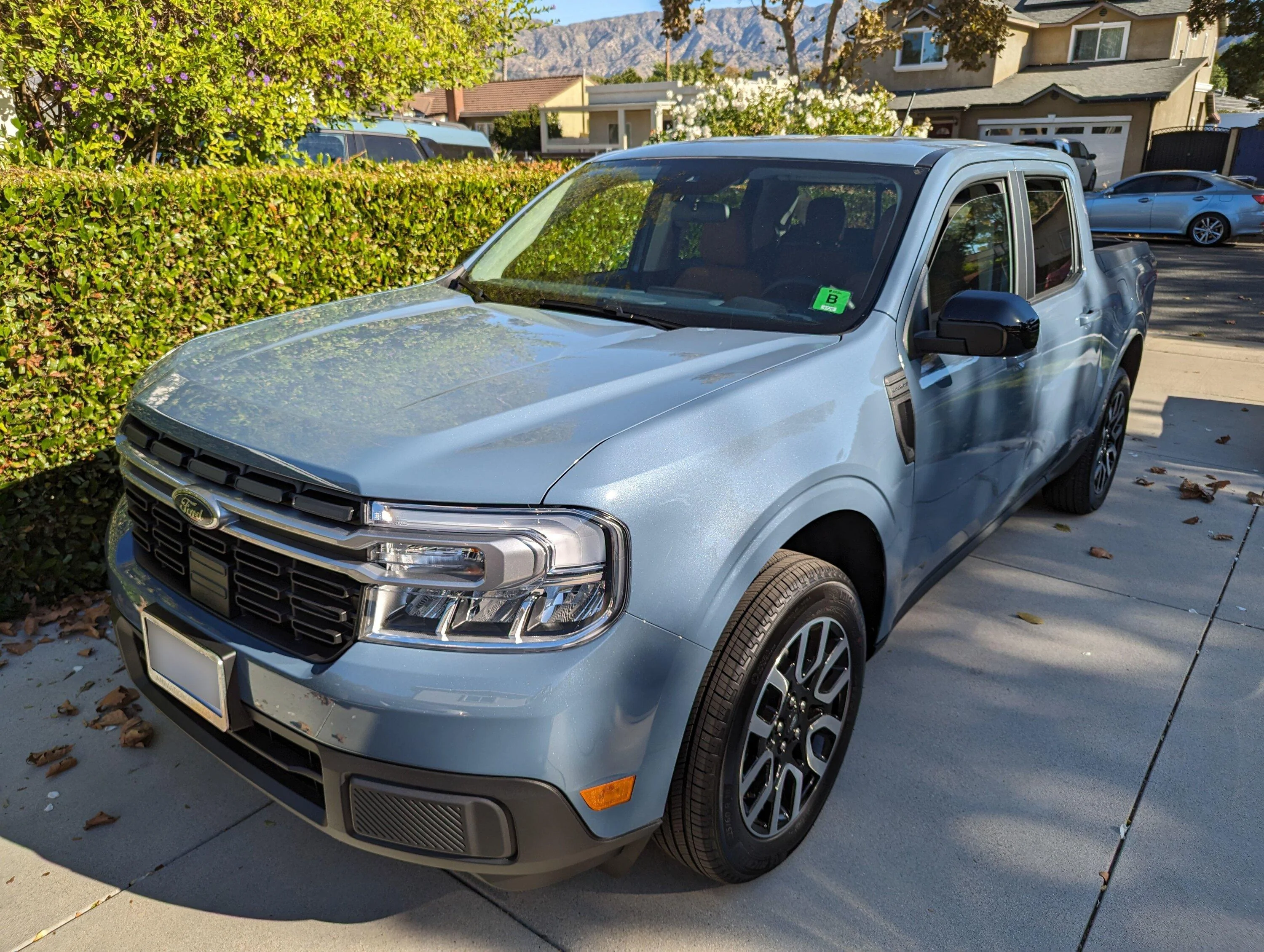 Ford Maverick First Azure Gray 2024 Maverick here! PXL_20231108_172013371
