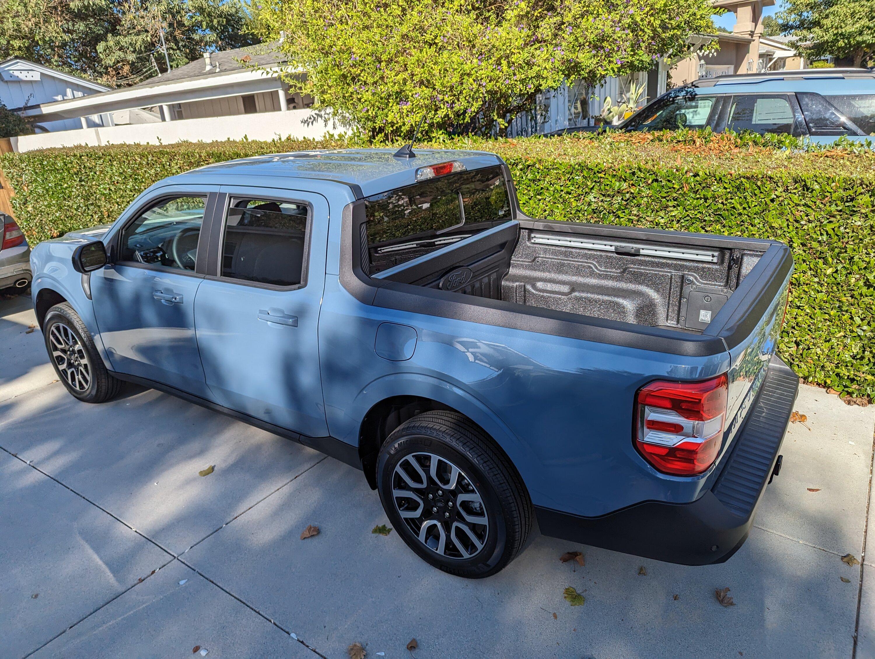 Ford Maverick First Azure Gray 2024 Maverick here! PXL_20231108_172125947