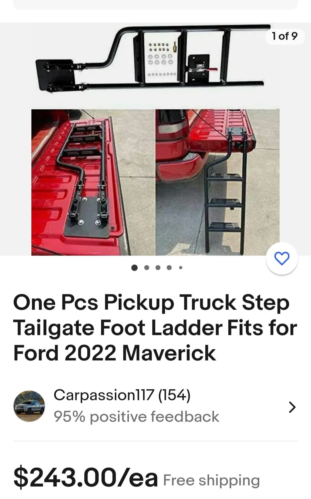 Ford Maverick Side Bed Step for Maverick Screenshot_20231110_191424_DuckDuckGo