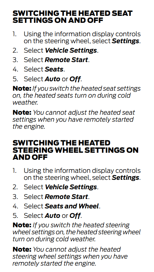 Ford Maverick How to delete the heated seats and steering wheel? 2023-11-11_10-07-07