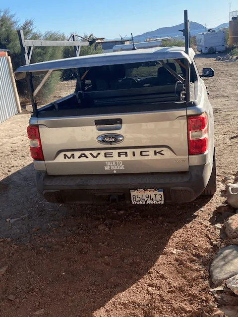 Ford Maverick My DIY camper shell 1699727310802