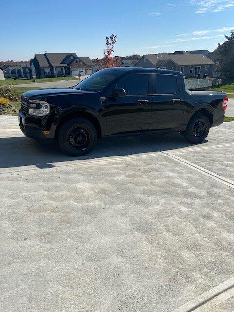 Ford Maverick Anyone paint steelies BLACK and install hubcaps??? 844BC573-717C-4AF8-A9A1-F6EFB27E75D3