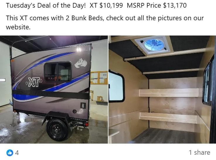 Ford Maverick I bought a small camper for the Maverick -- 2023 Outbound Extreme XT Outboundad