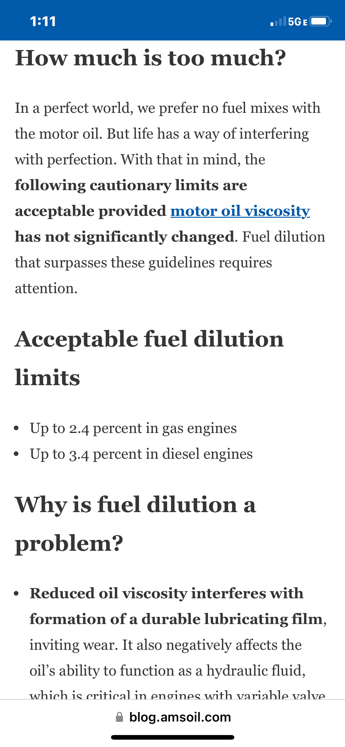 Ford Maverick 2022 EcoBoost Oil Analysis Shows >5% Fuel Dilution! IMG_8753