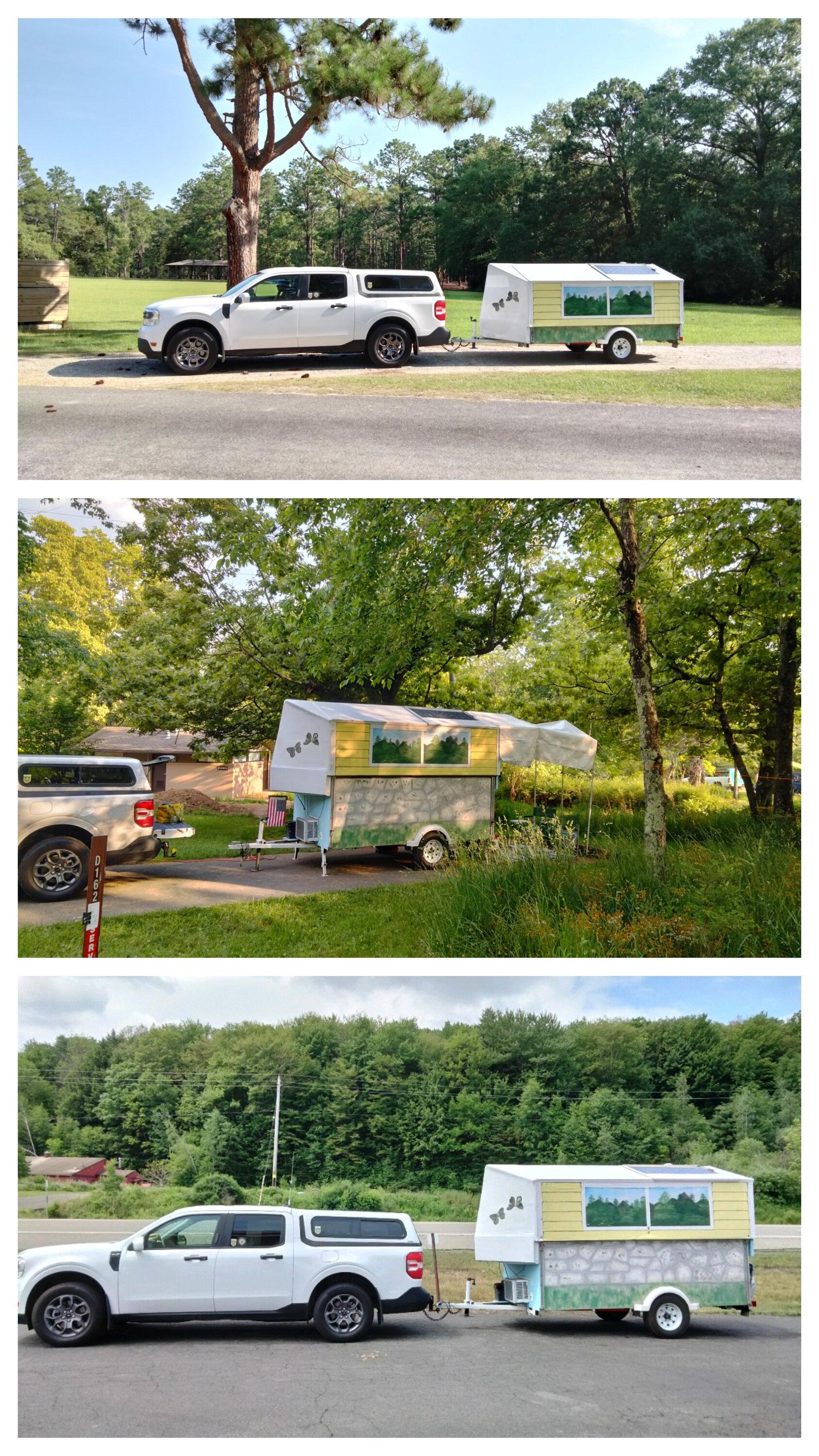 Ford Maverick I bought a small camper for the Maverick -- 2023 Outbound Extreme XT 20230620_192306-COLLAGE