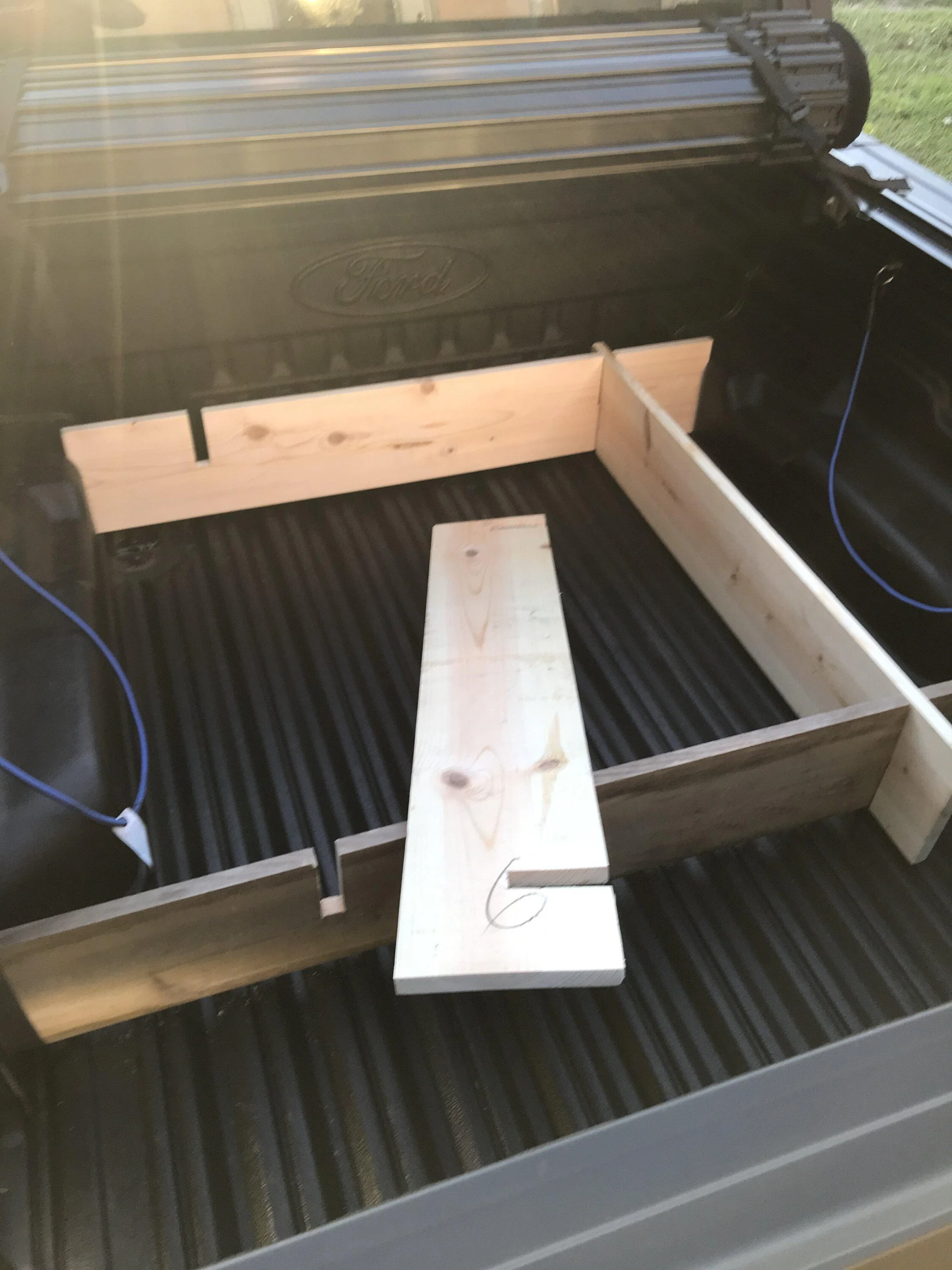 Ford Maverick DIY Bed Divider with Grocery Hooks IMG_1232[1]